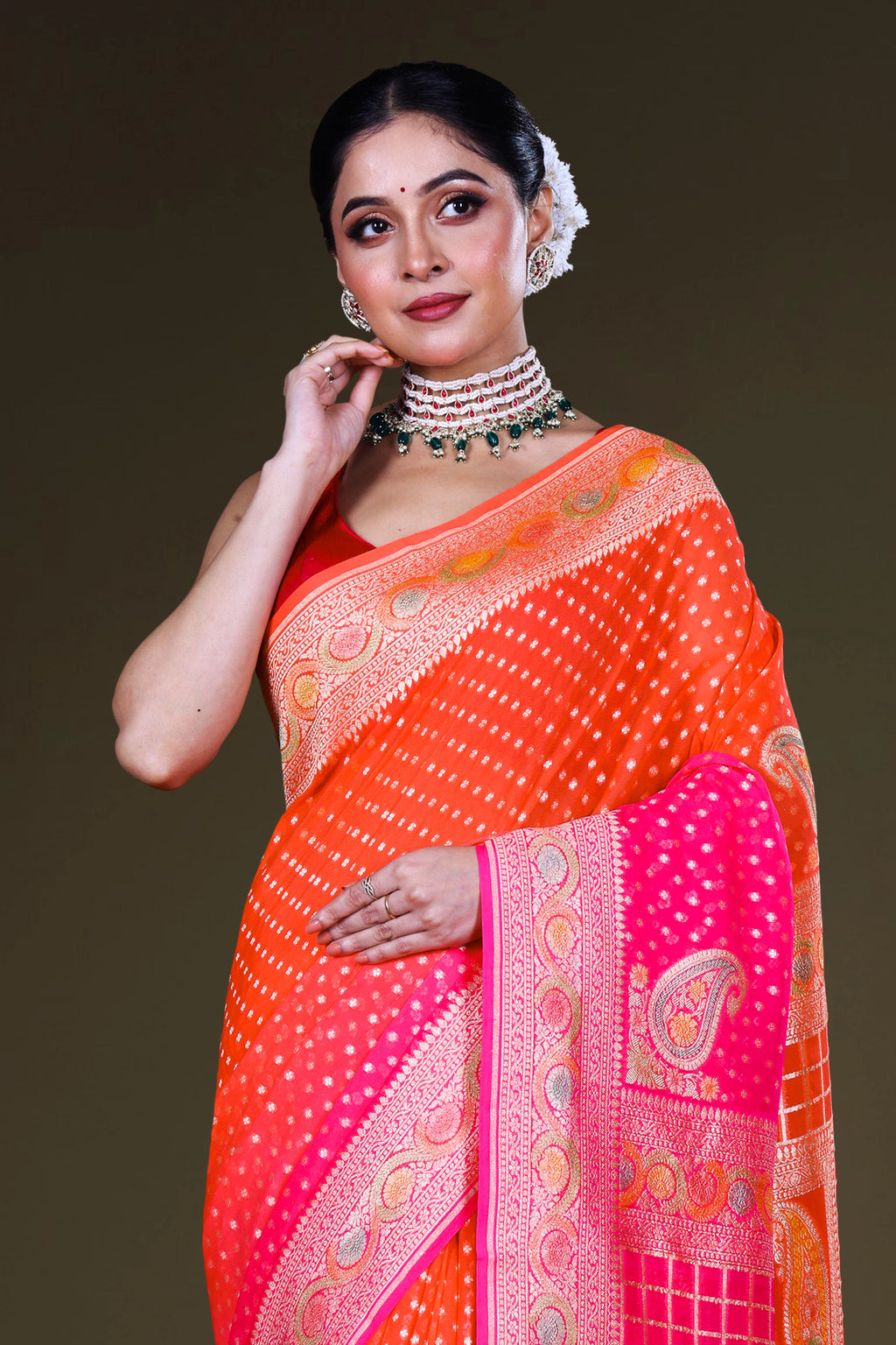 Shaded Khaddi Banarasi