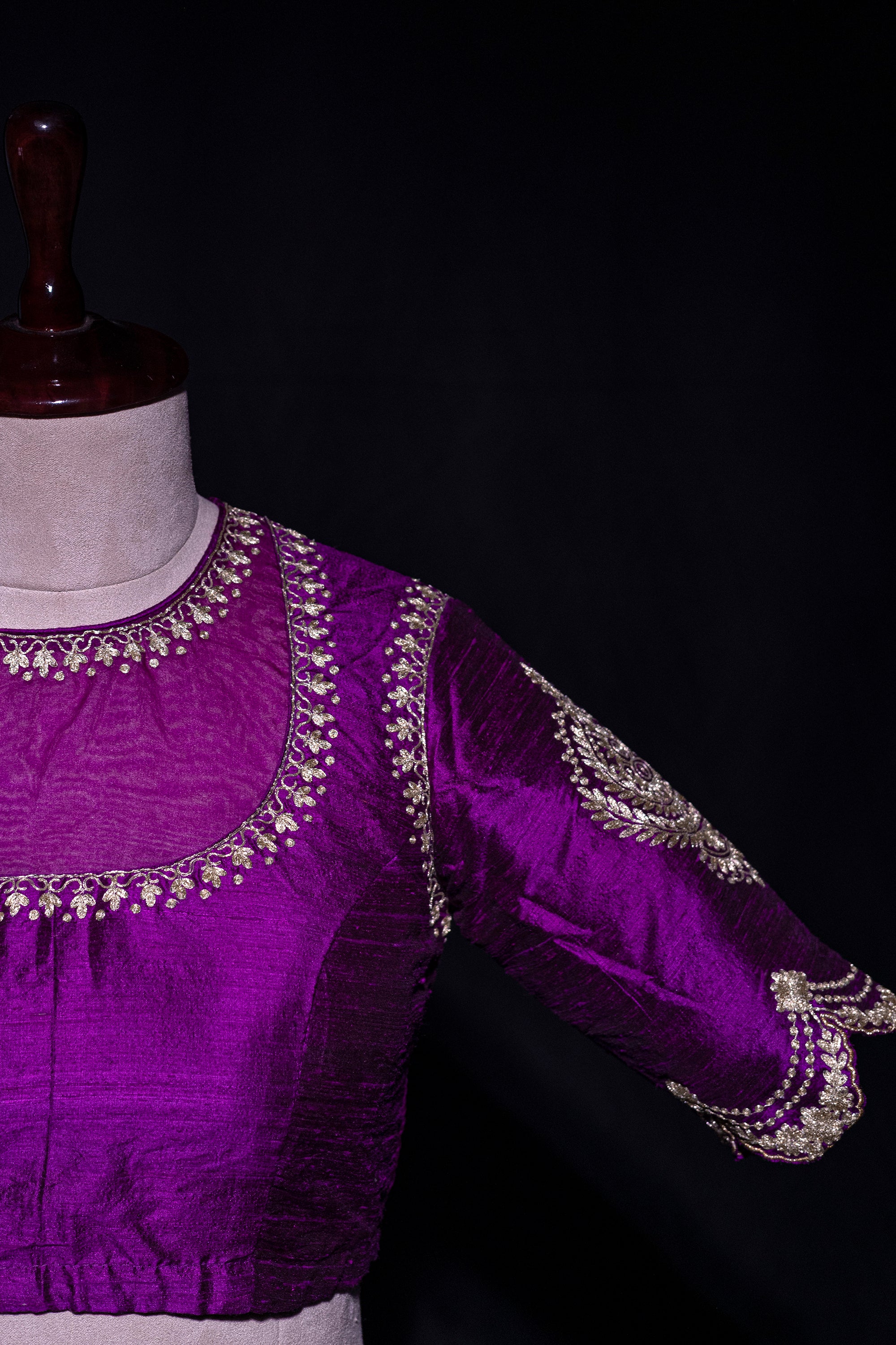 Raw Silk Pitazari Work