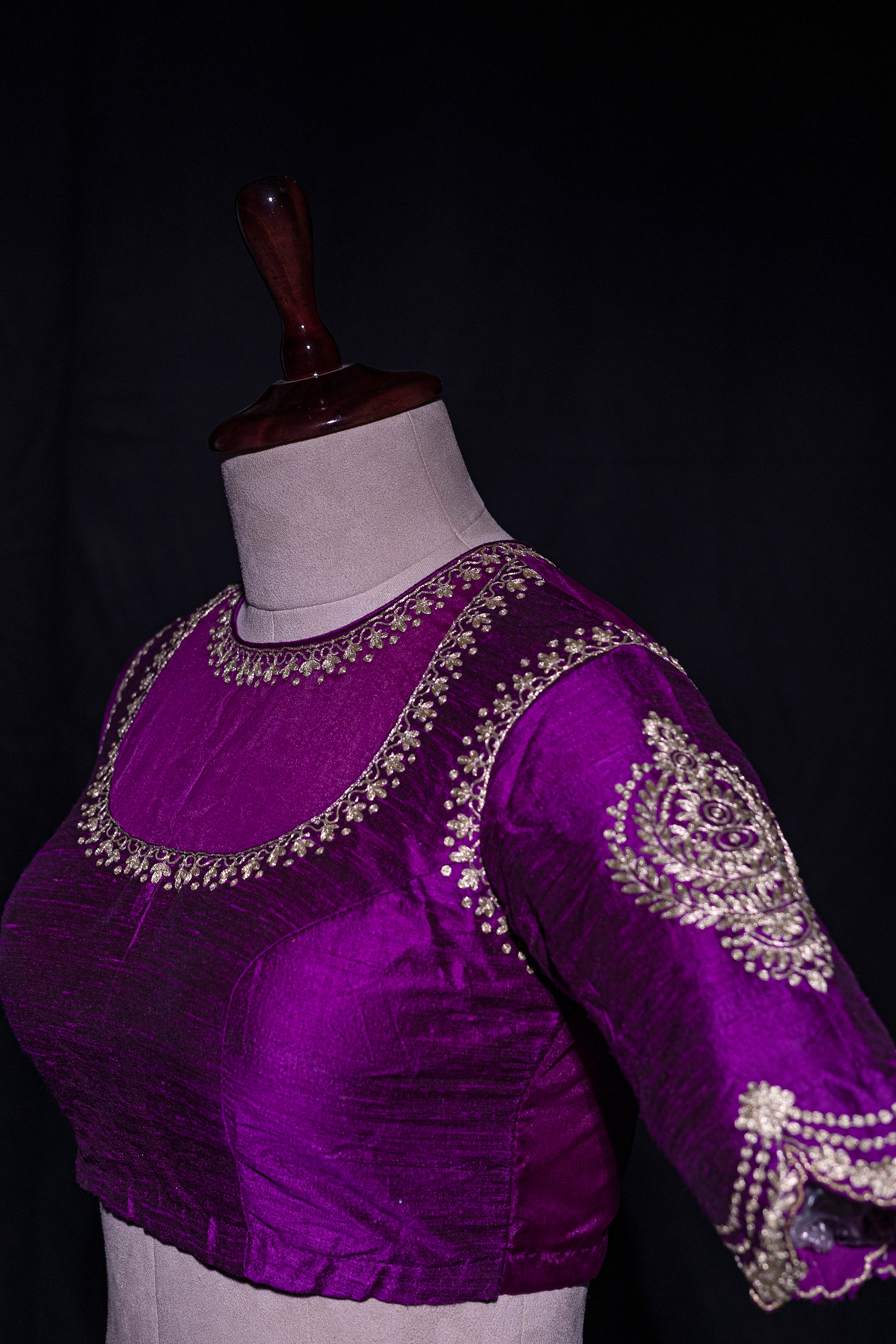 Raw Silk Pitazari Work