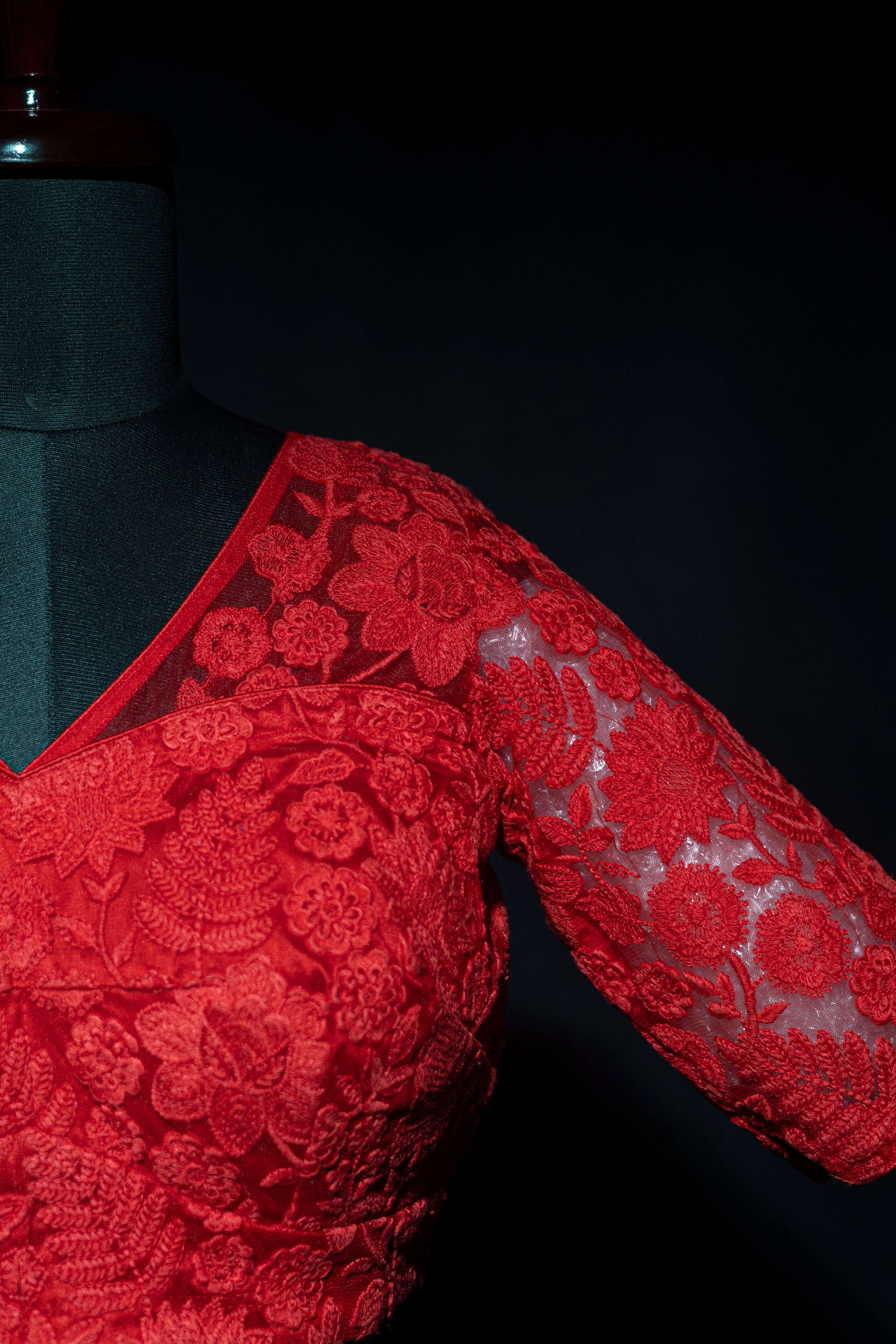 Net Embroidery Blouse