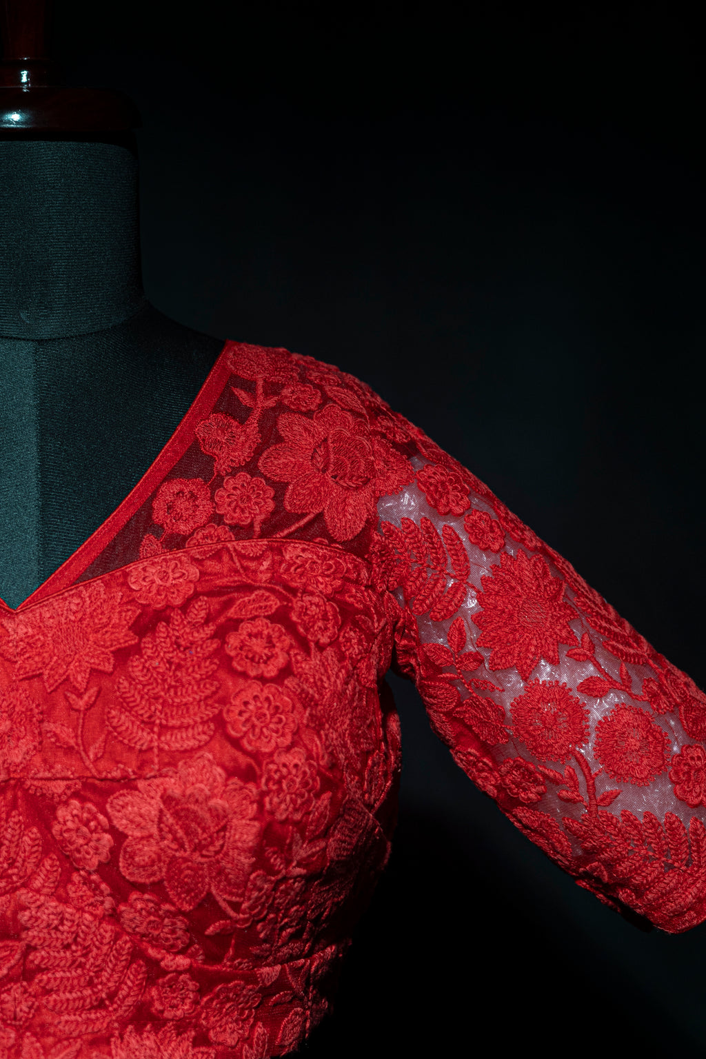 Net Embroidery Blouse