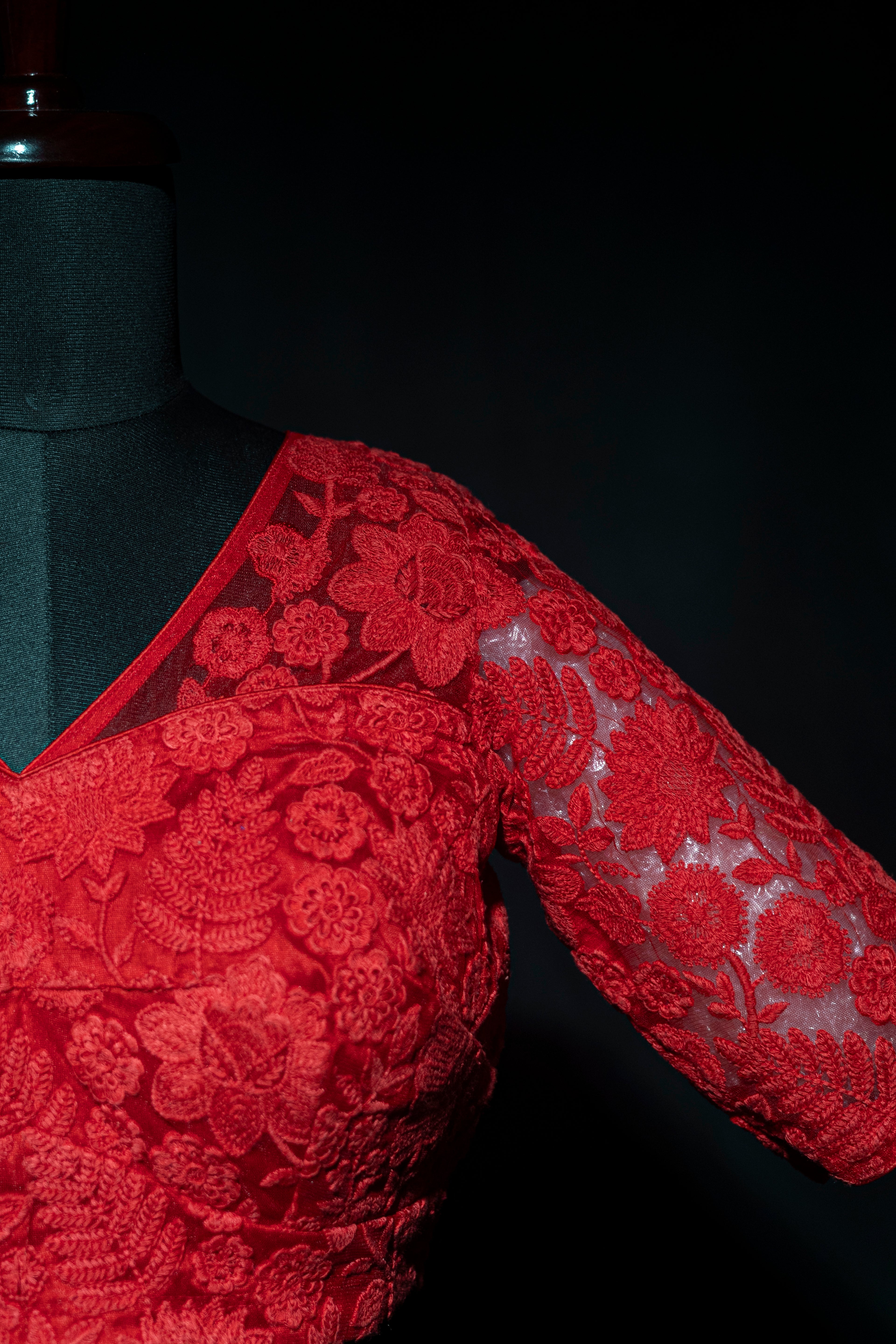 Net Embroidery Blouse