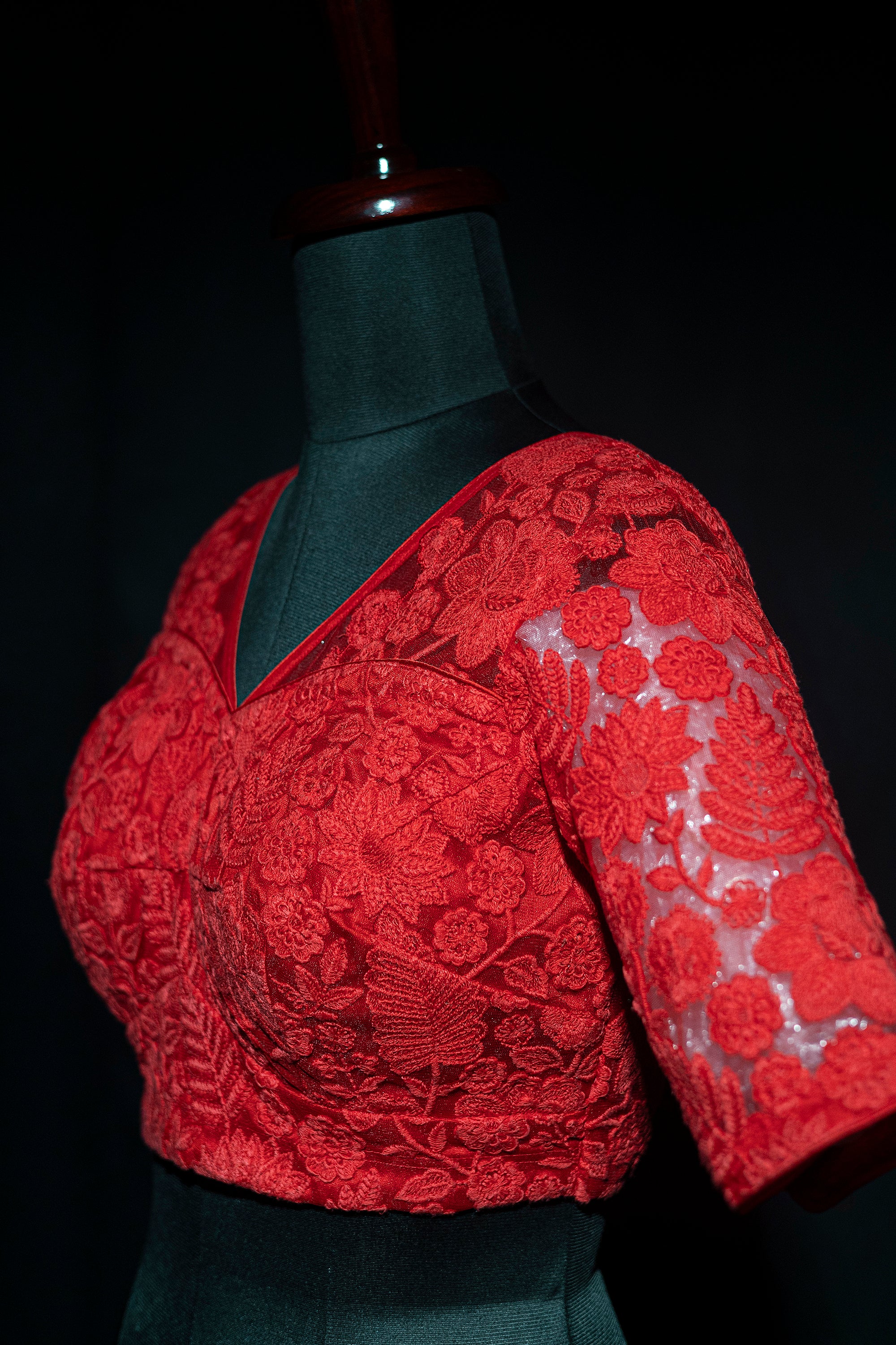 Net Embroidery Blouse