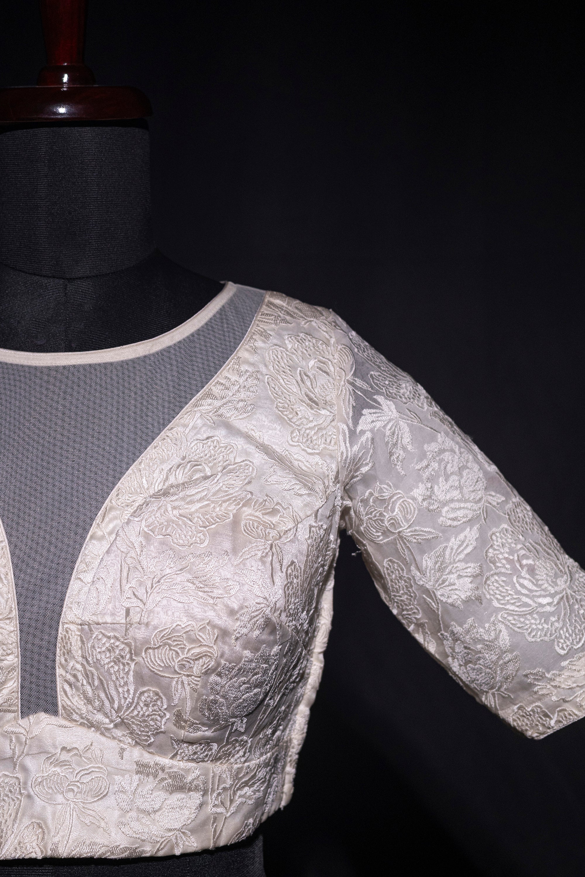 Net Embroidery Blouse