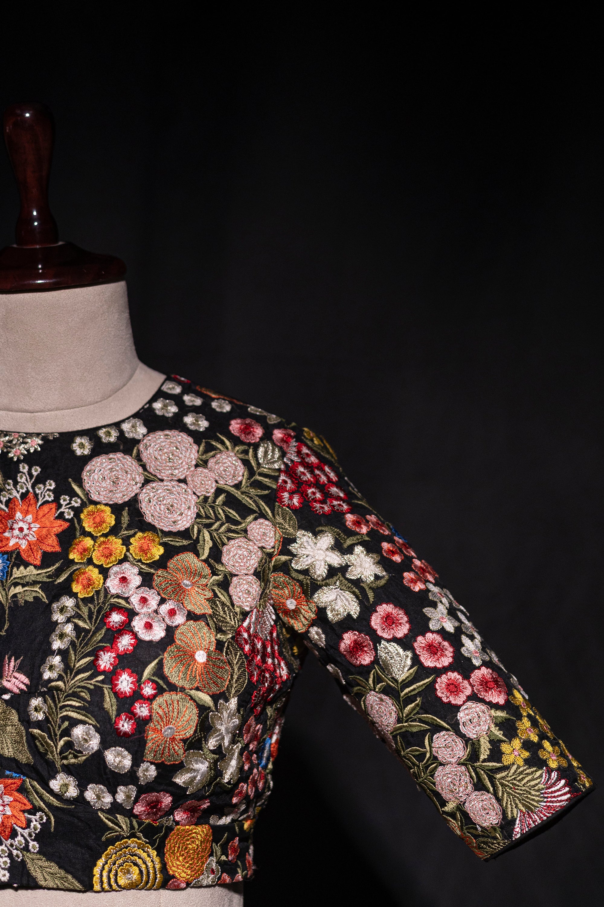 Organza Embroidery Blouse