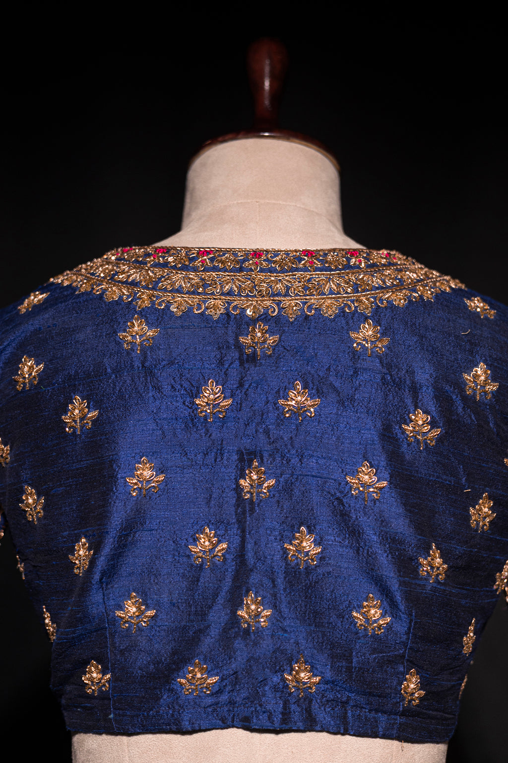 Raw Silk Zardosi Work