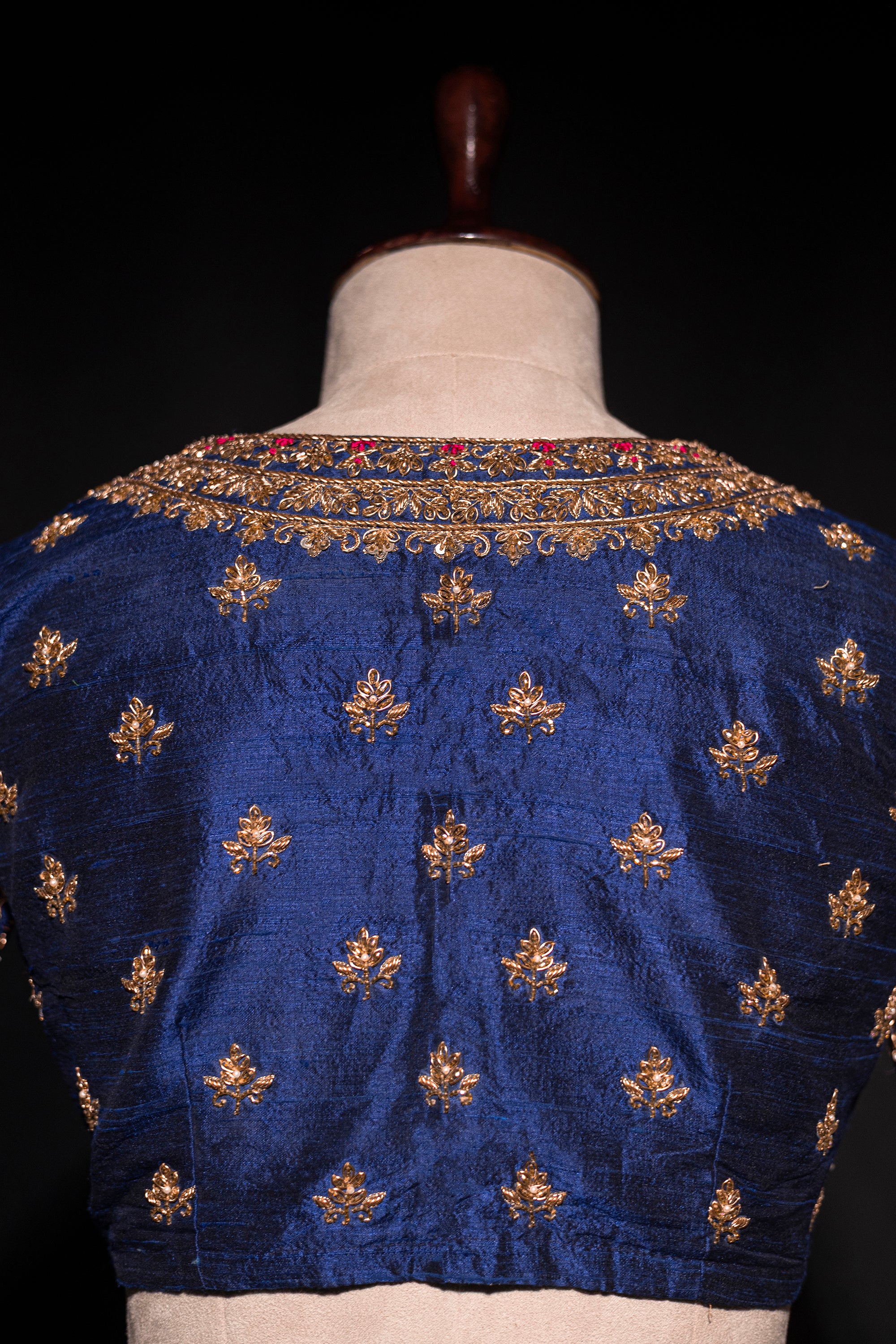 Raw Silk Zardosi Work