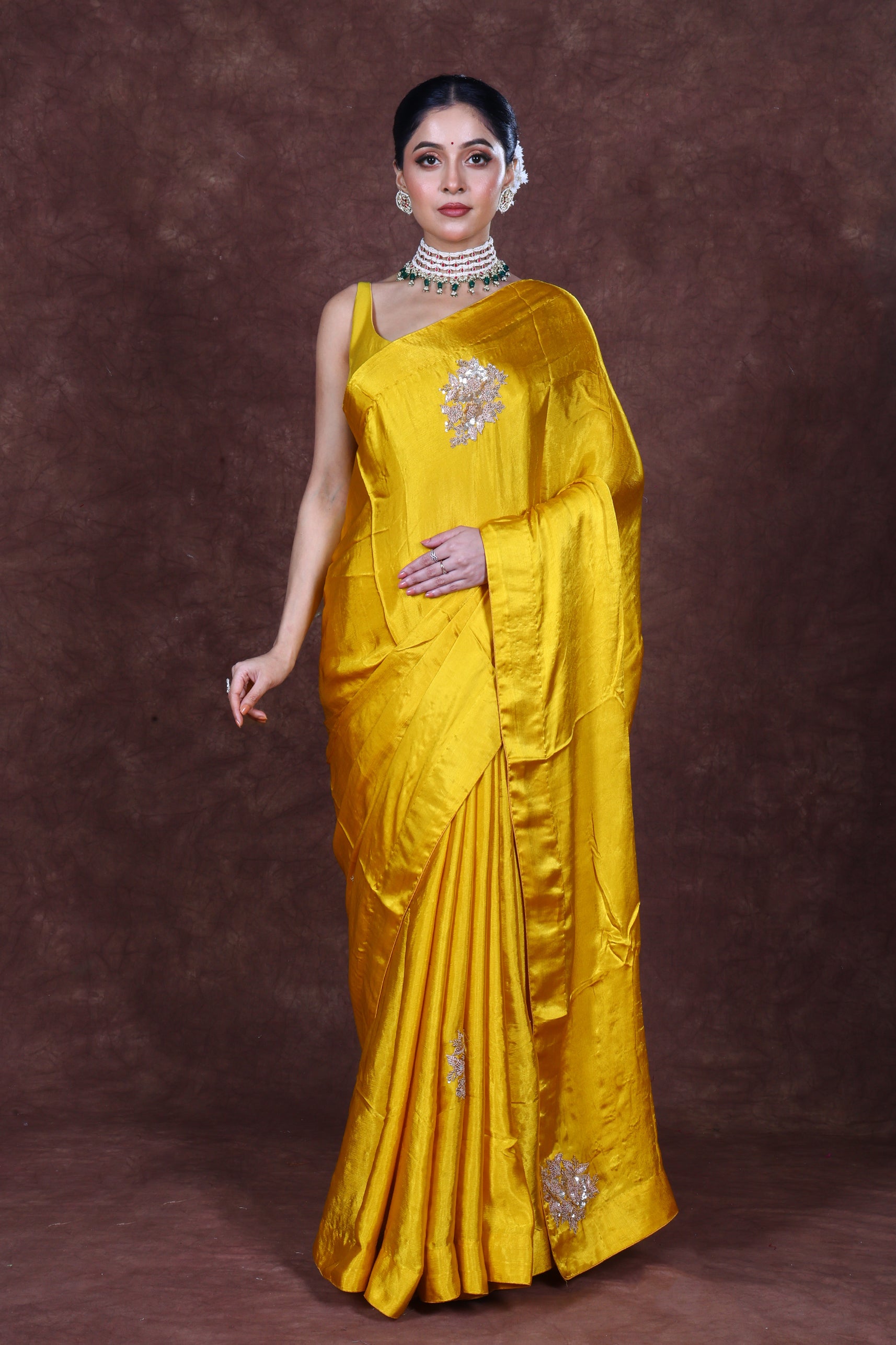 Satin Zardosi Work