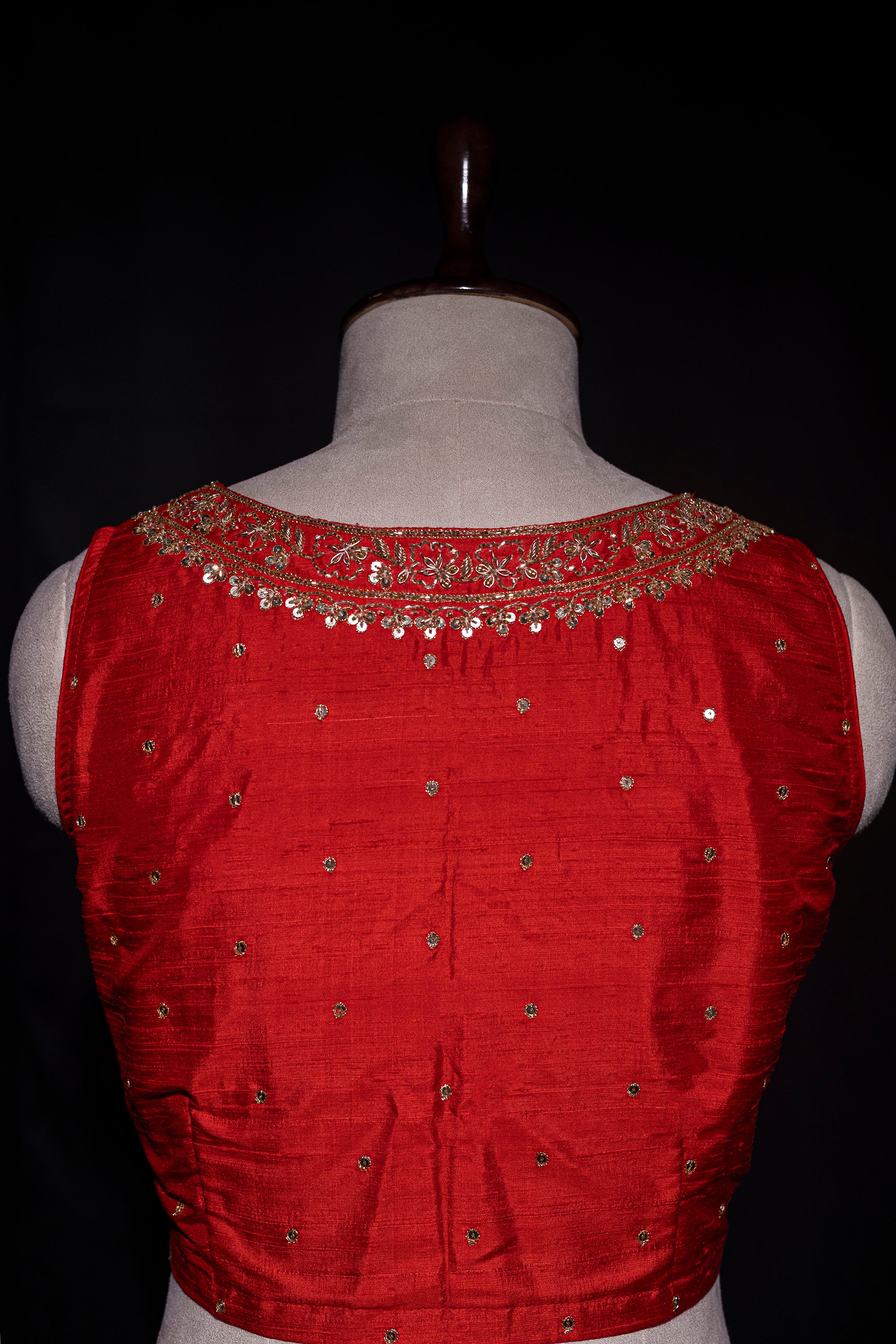 Raw Silk Zardosi Work