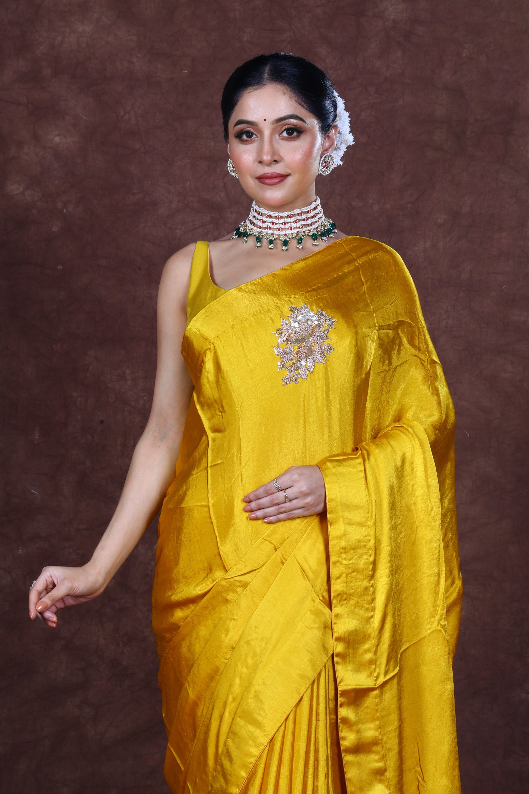 Satin Zardosi Work