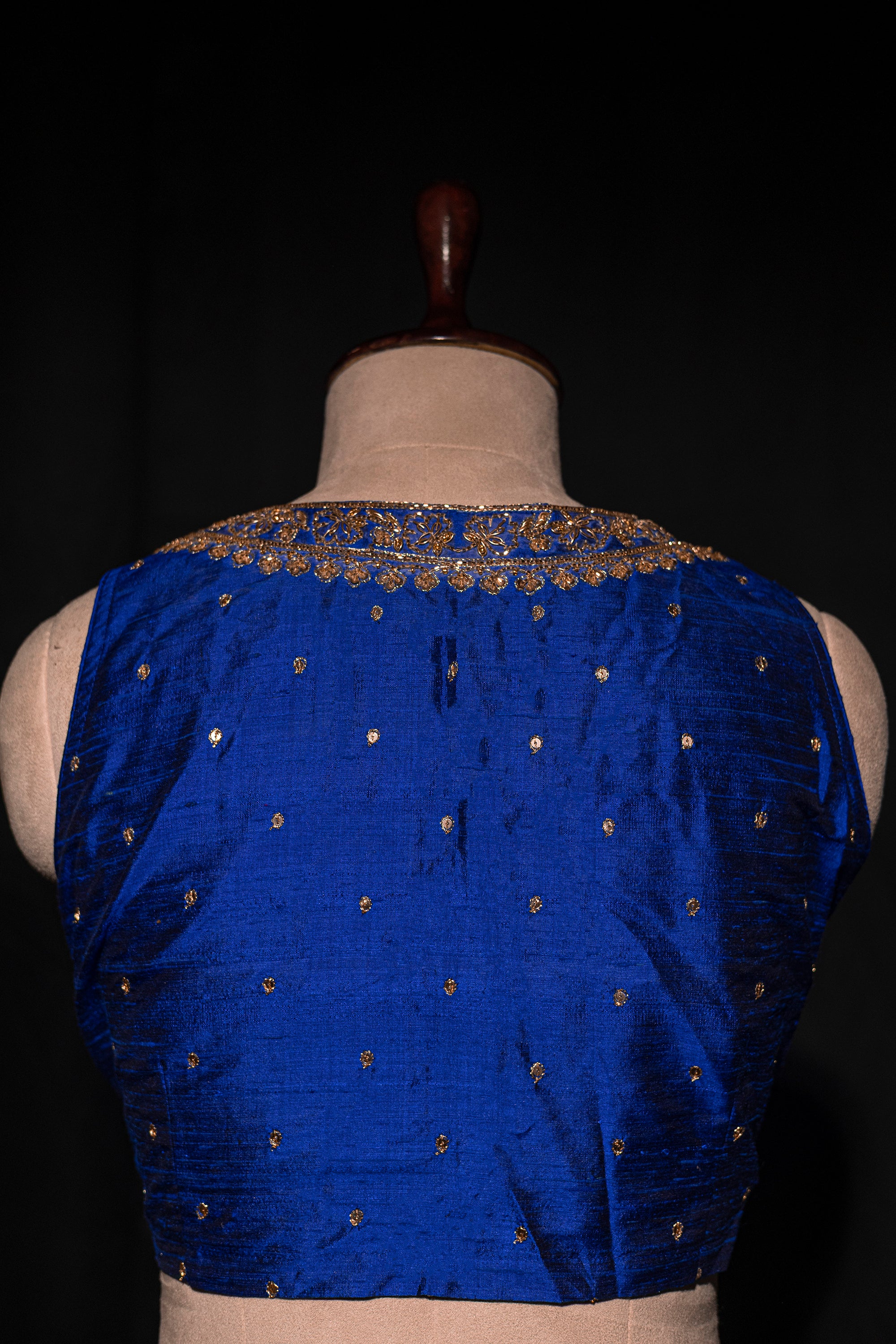 Raw Silk Zardosi Work
