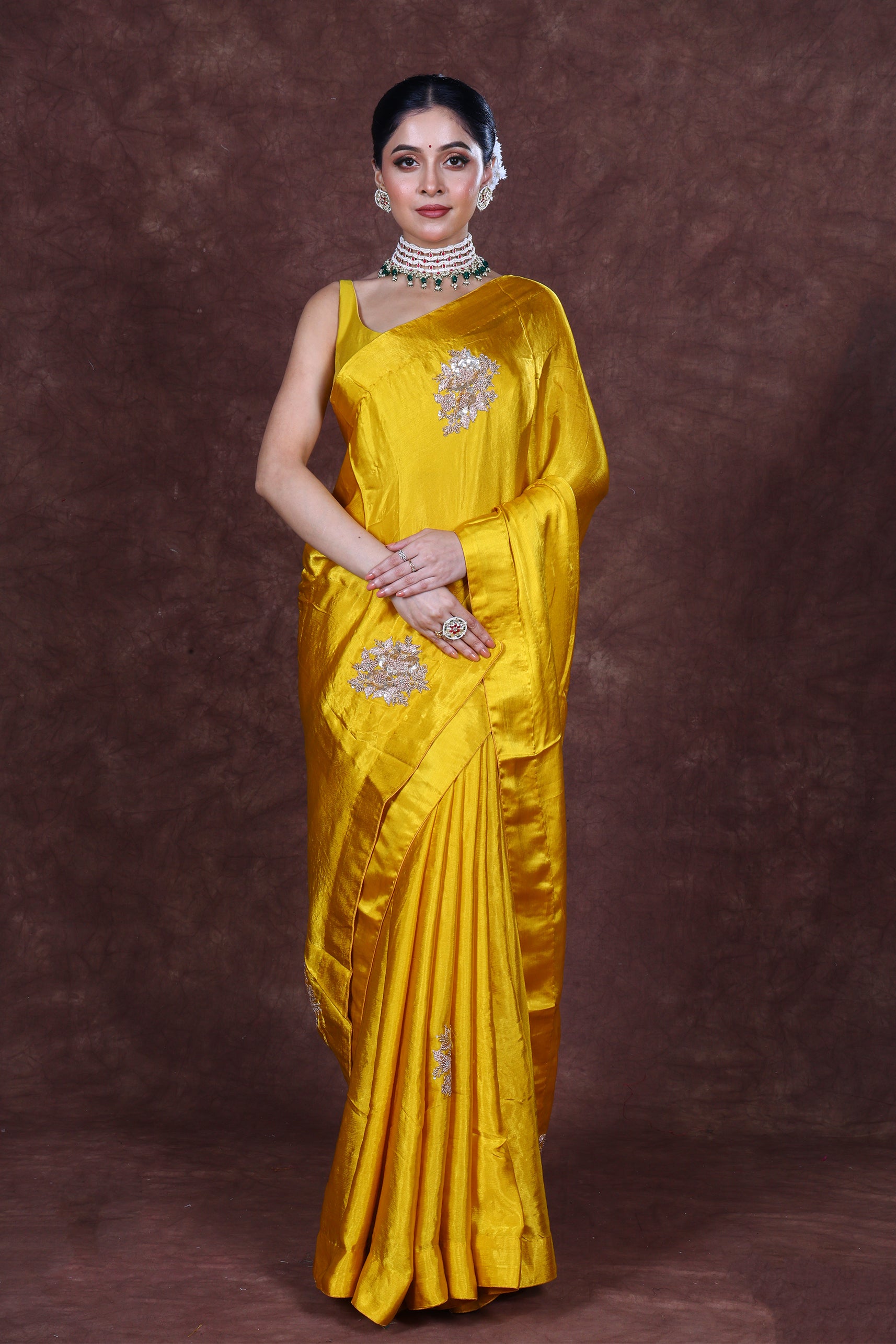 Satin Zardosi Work