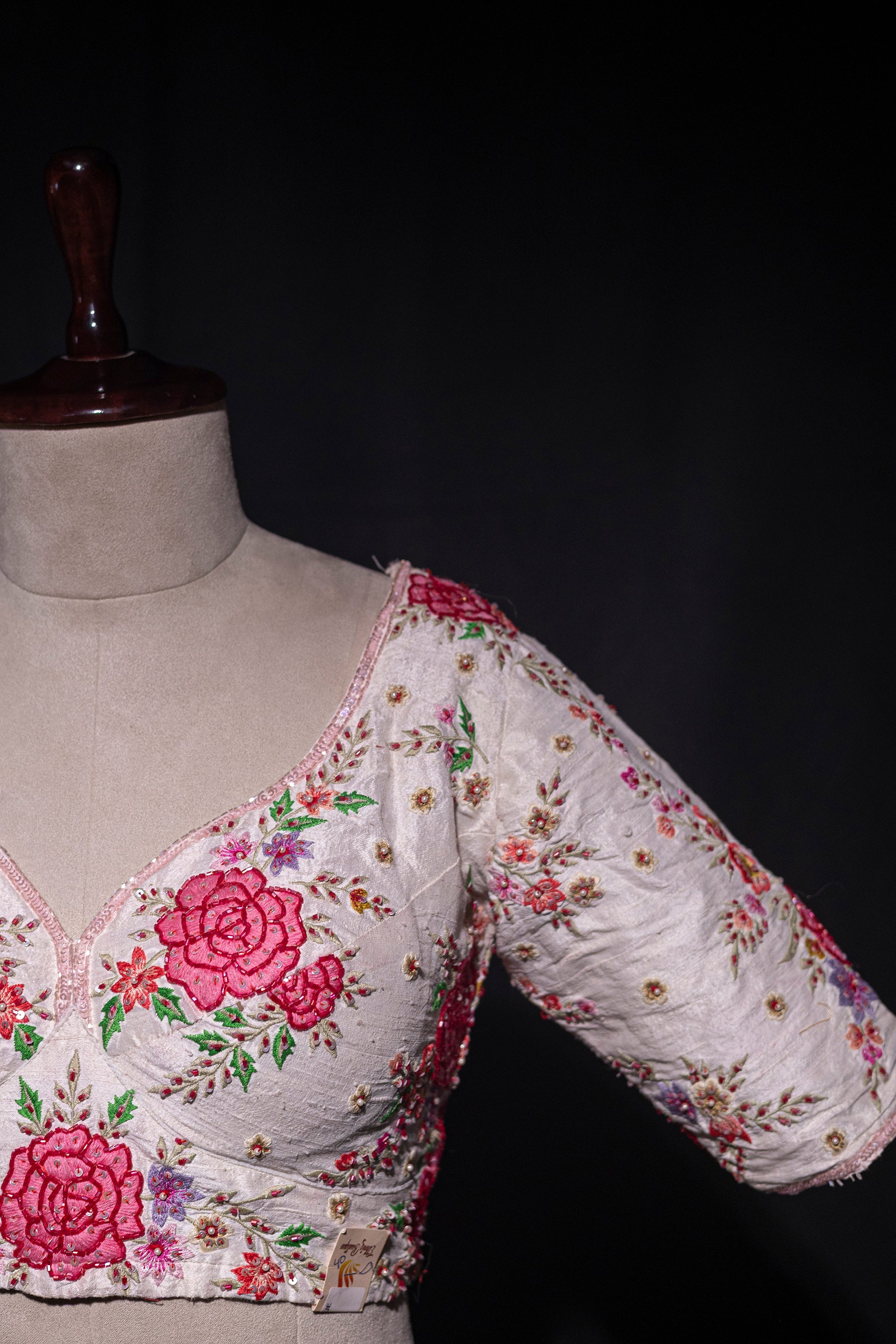 Raw Silk Cutdana Work