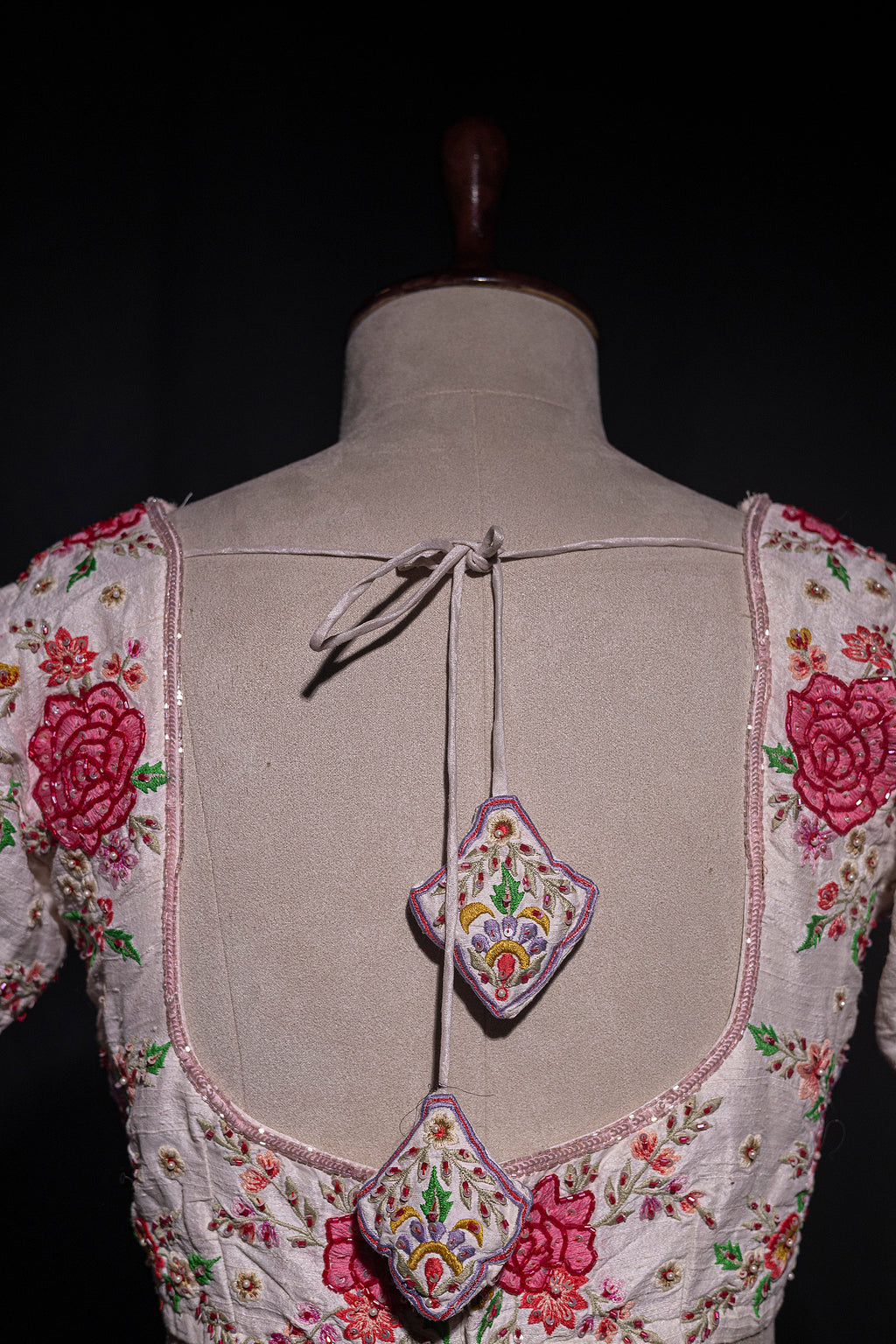 Raw Silk Cutdana Work