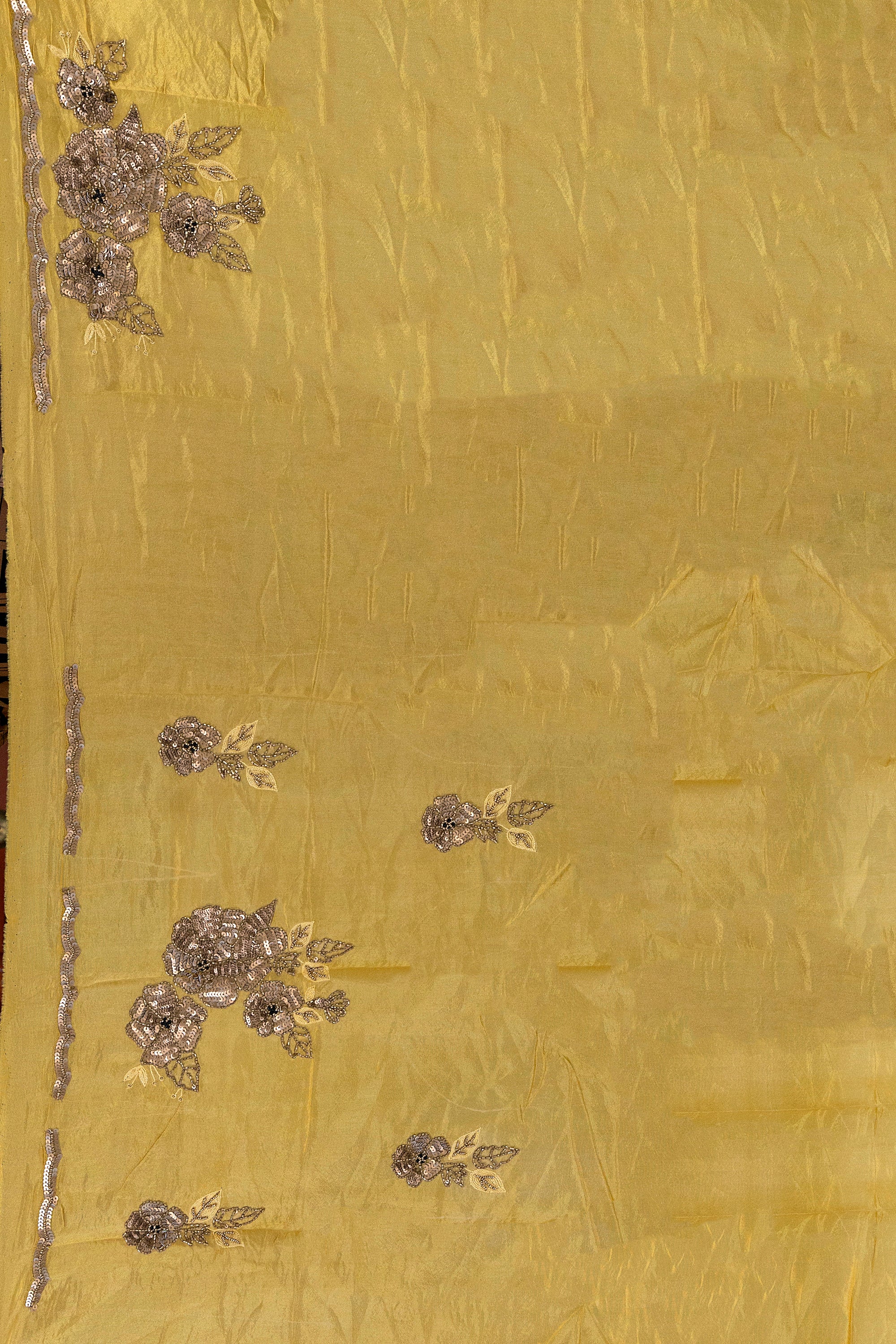 Pure Tissue Zardosi Work