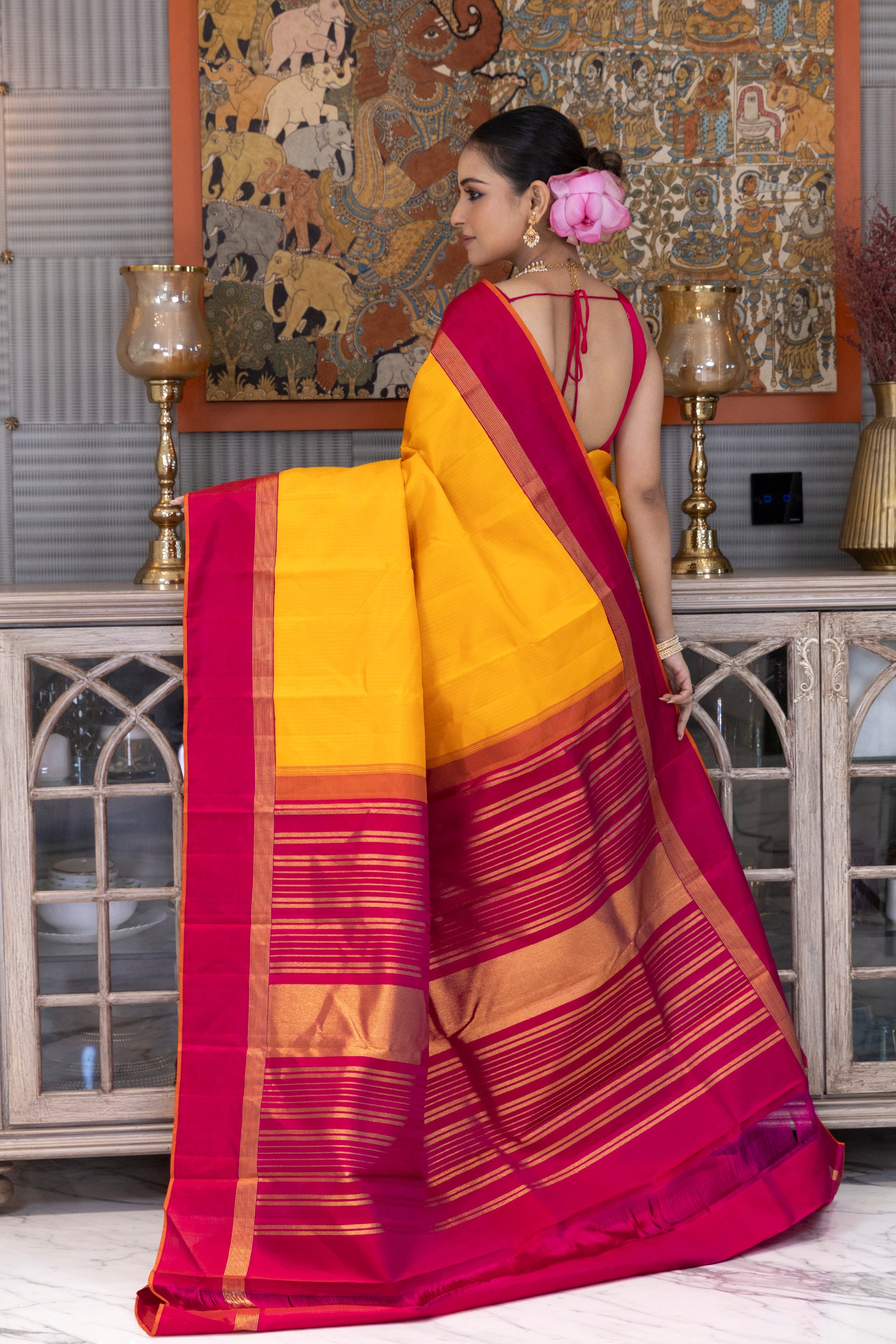 Check Silk Kanjivaram