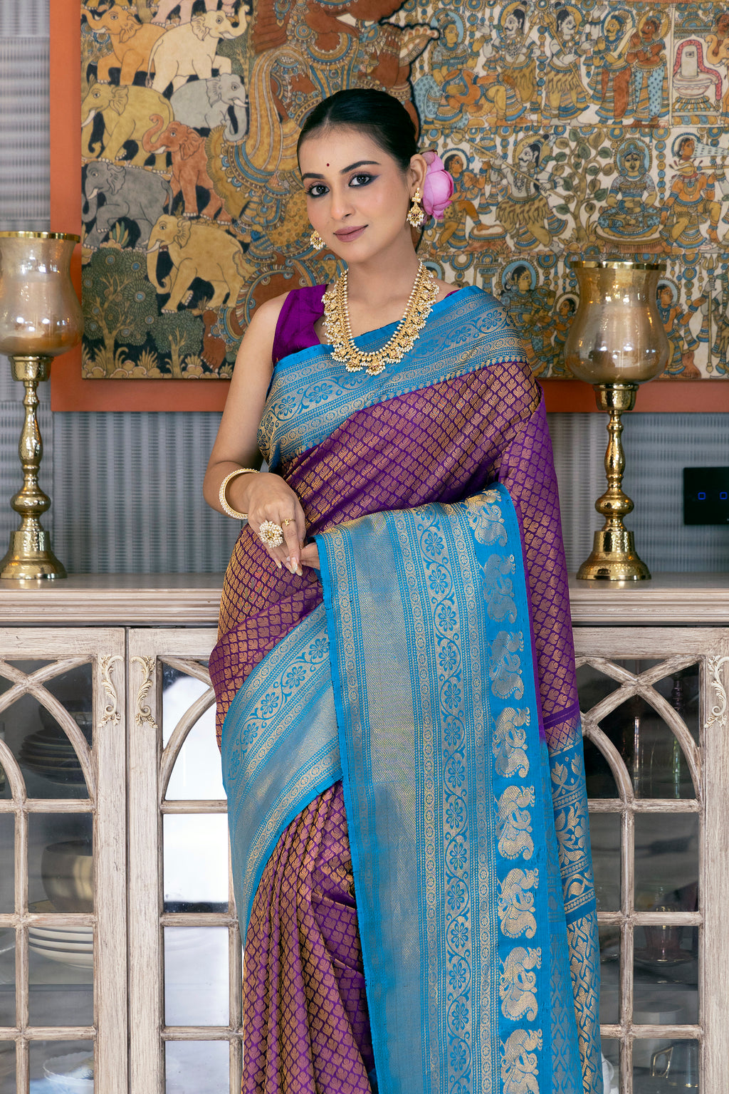 Brocade Silk Gadwal