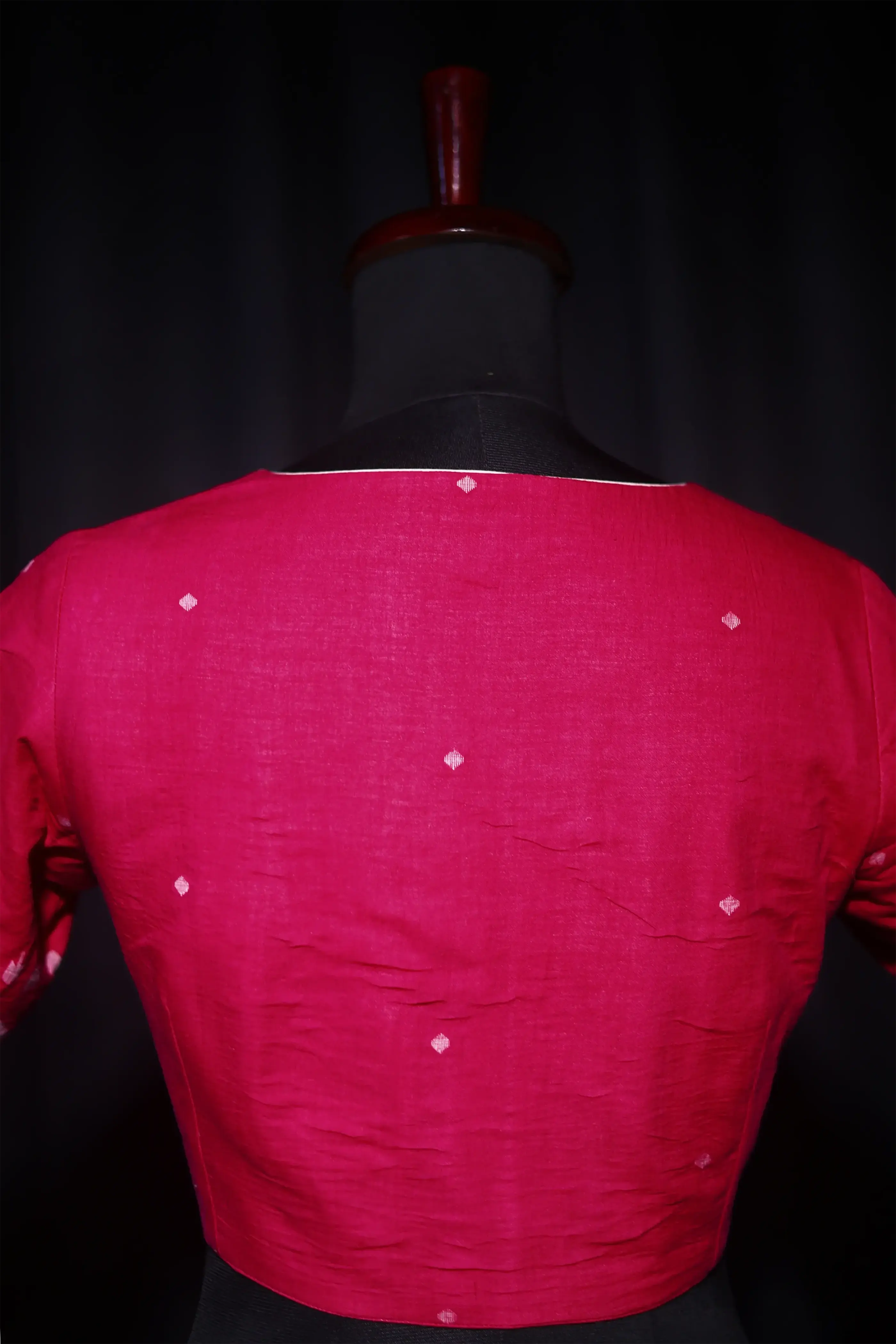 Rani Cotton Blouse For Women Jamdani Style Weddingwear