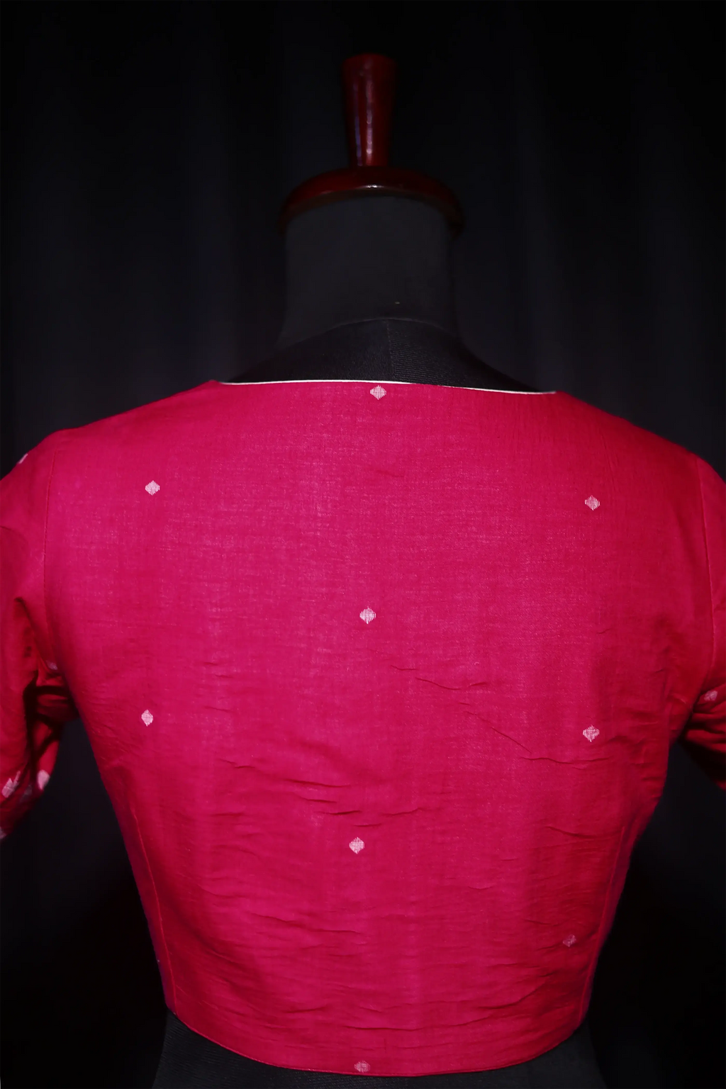 Rani Cotton Blouse For Women Jamdani Style Weddingwear