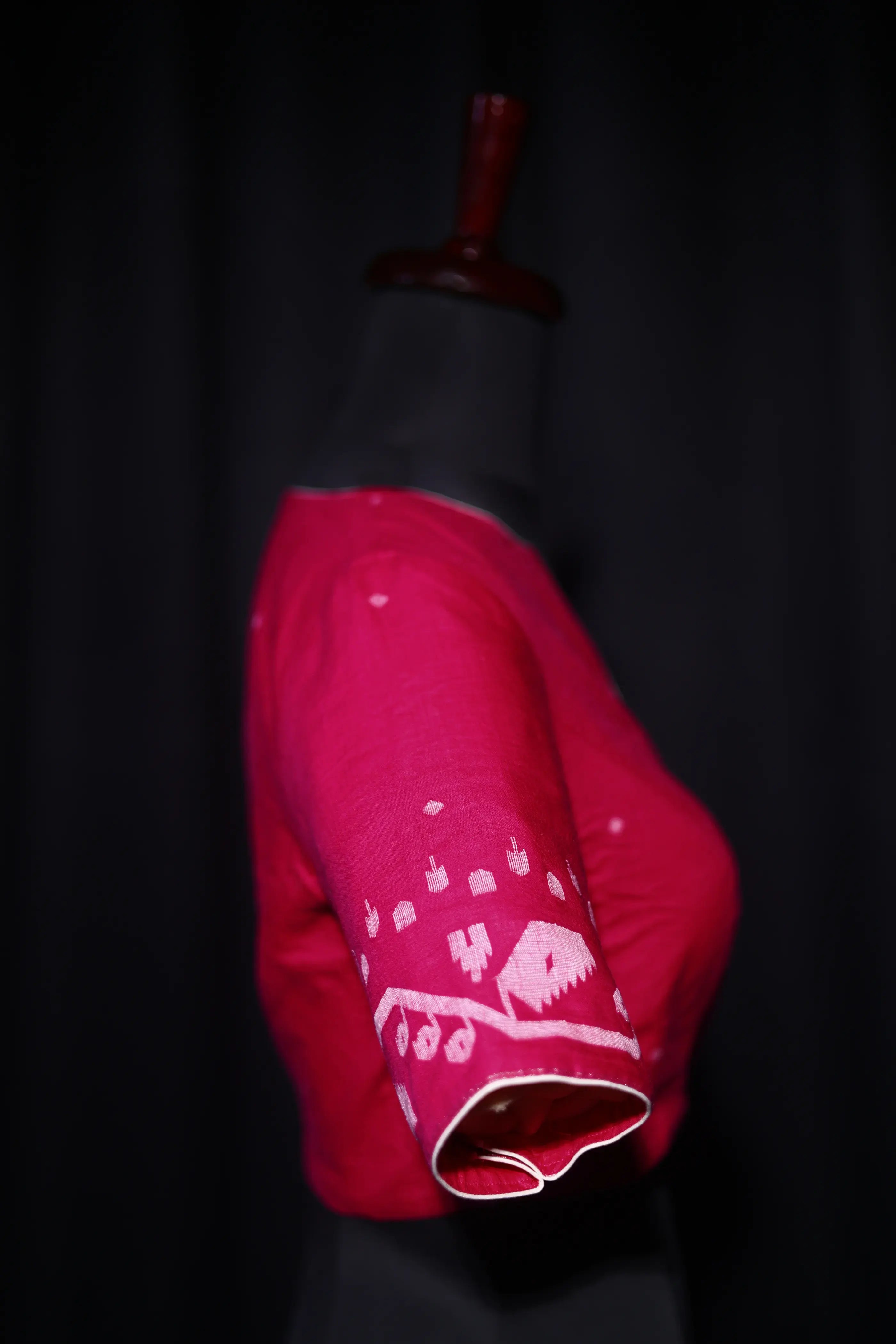 Rani Cotton Blouse For Women Jamdani Style Weddingwear