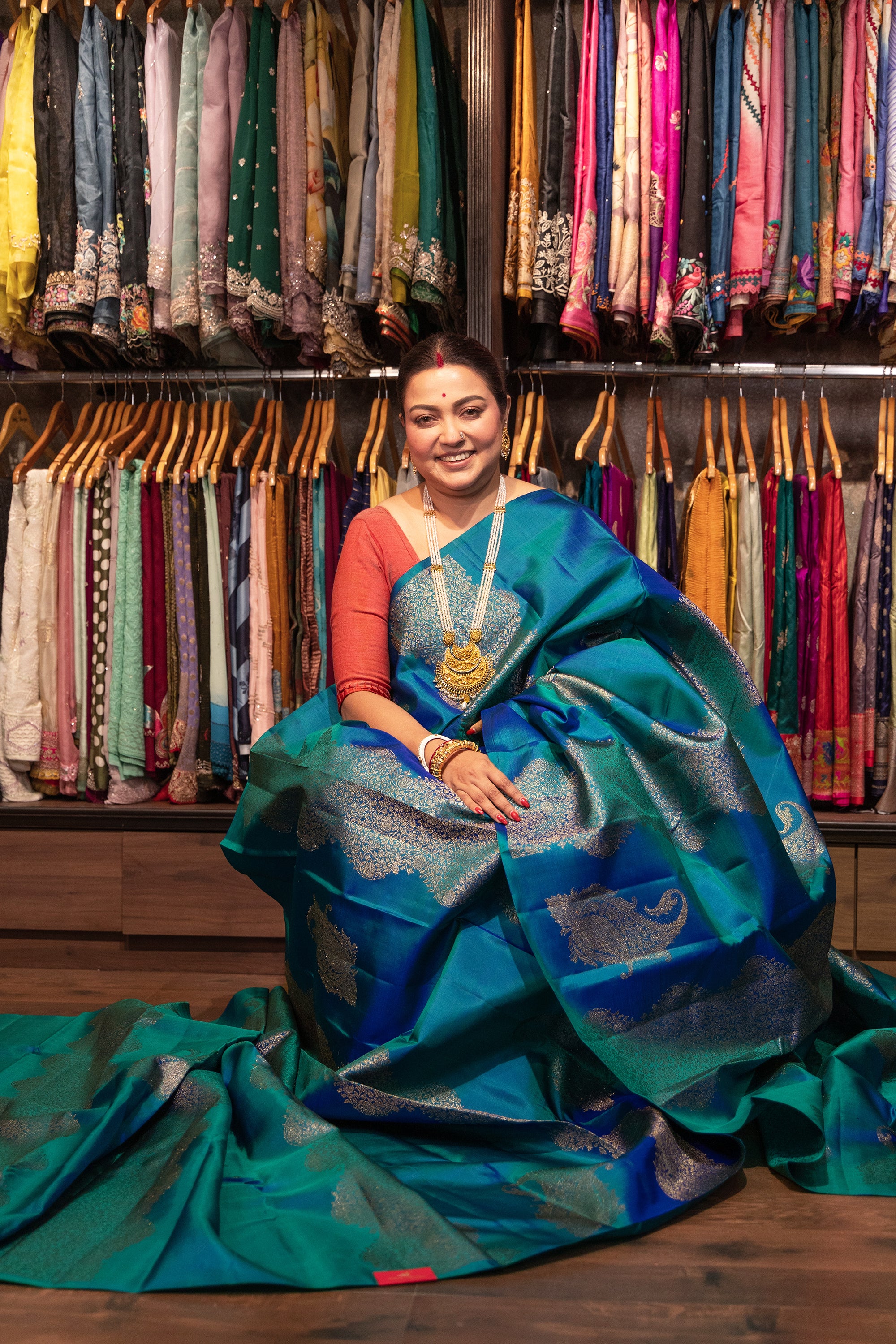 Dual Tone Silk Kanjivaram