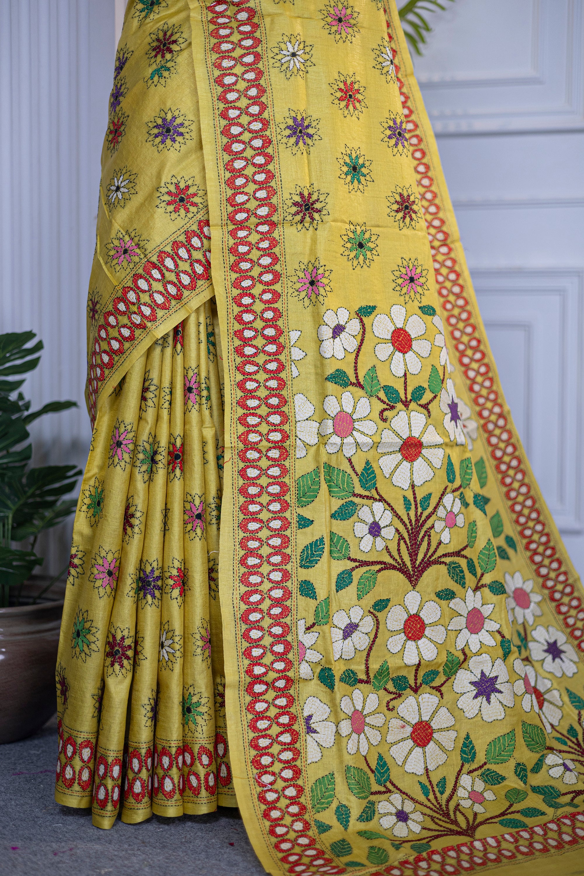 Tussar Hand Kantha