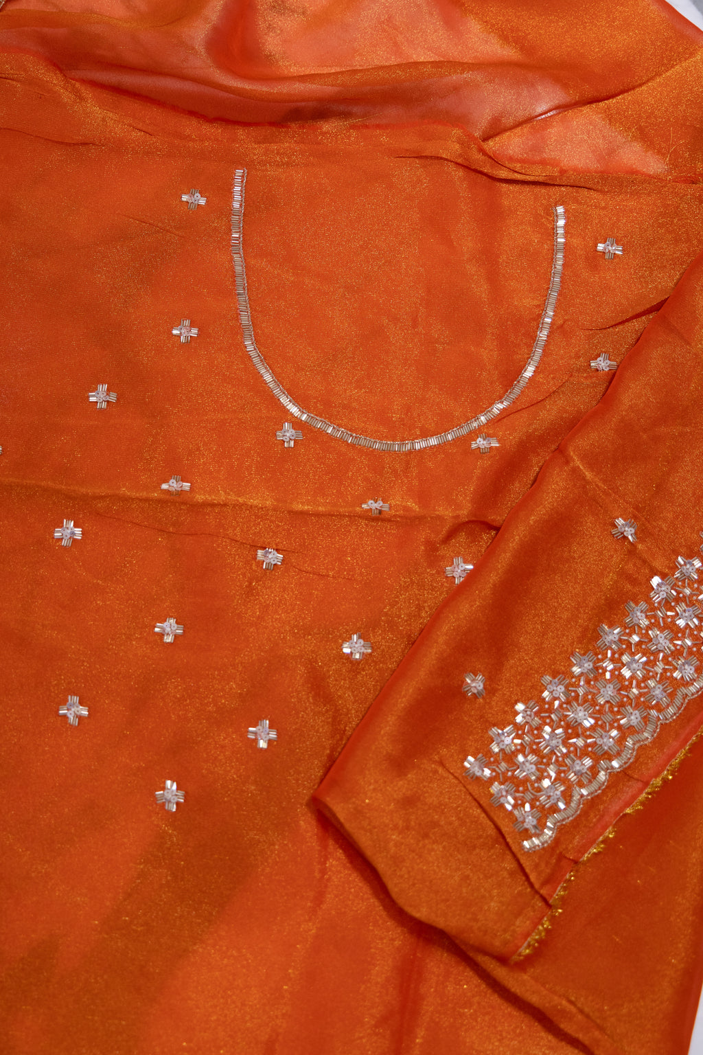 Tissue Zardosi Work