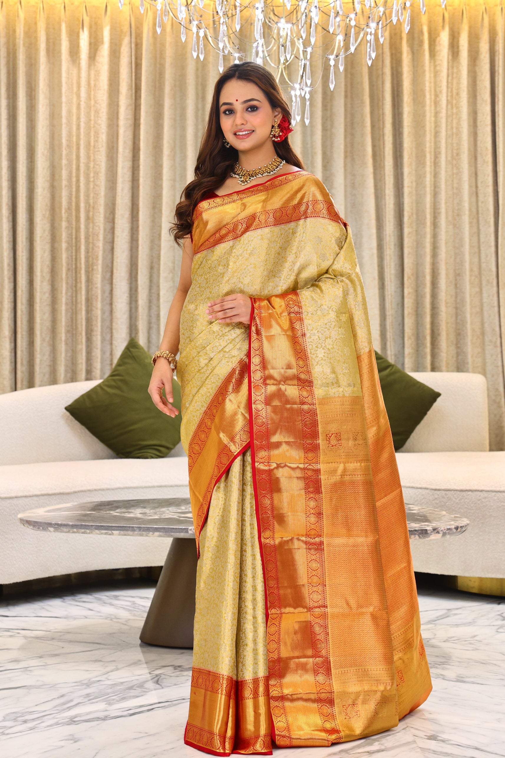 Tissue Brocade Kanjivaram