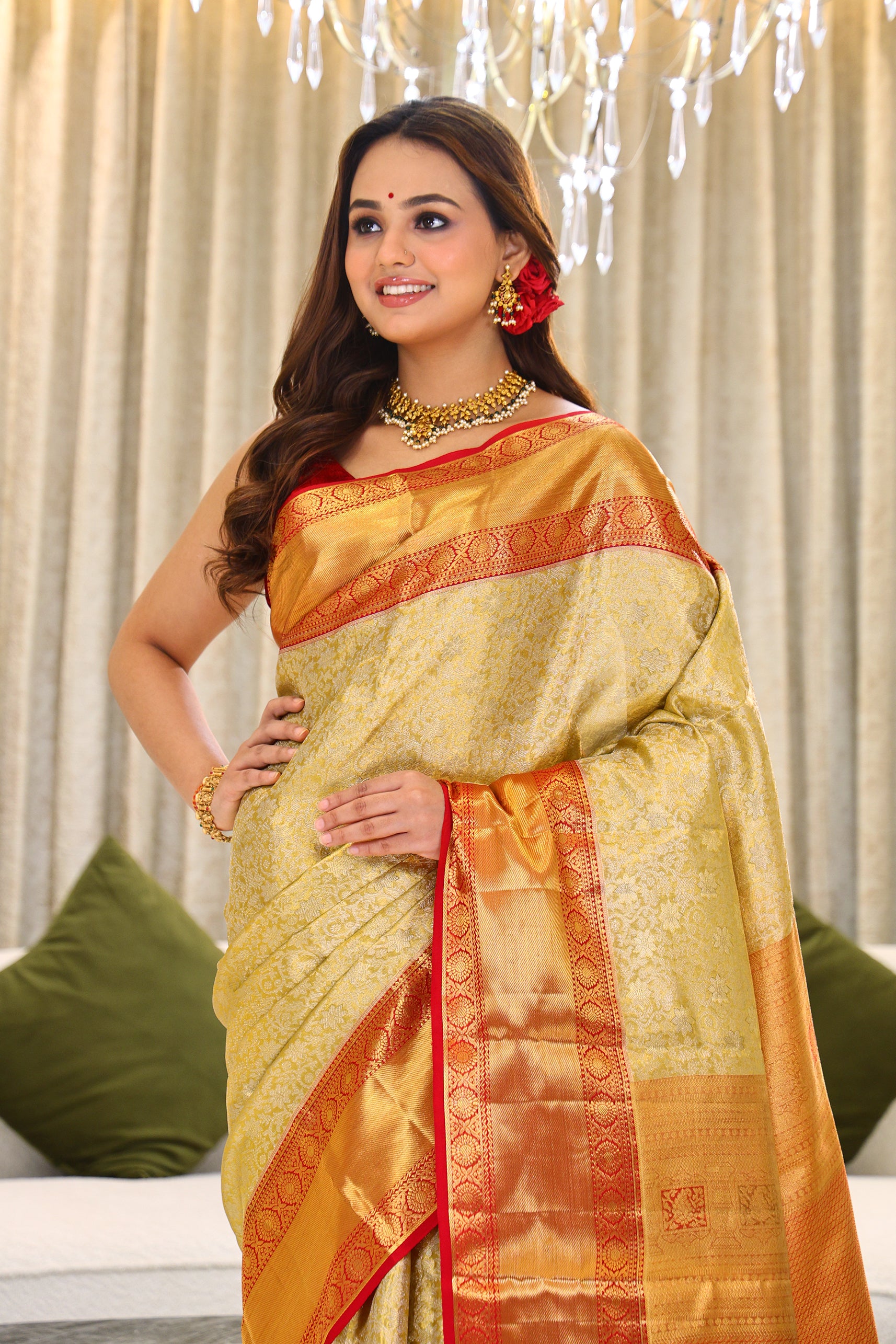 Tissue Brocade Kanjivaram