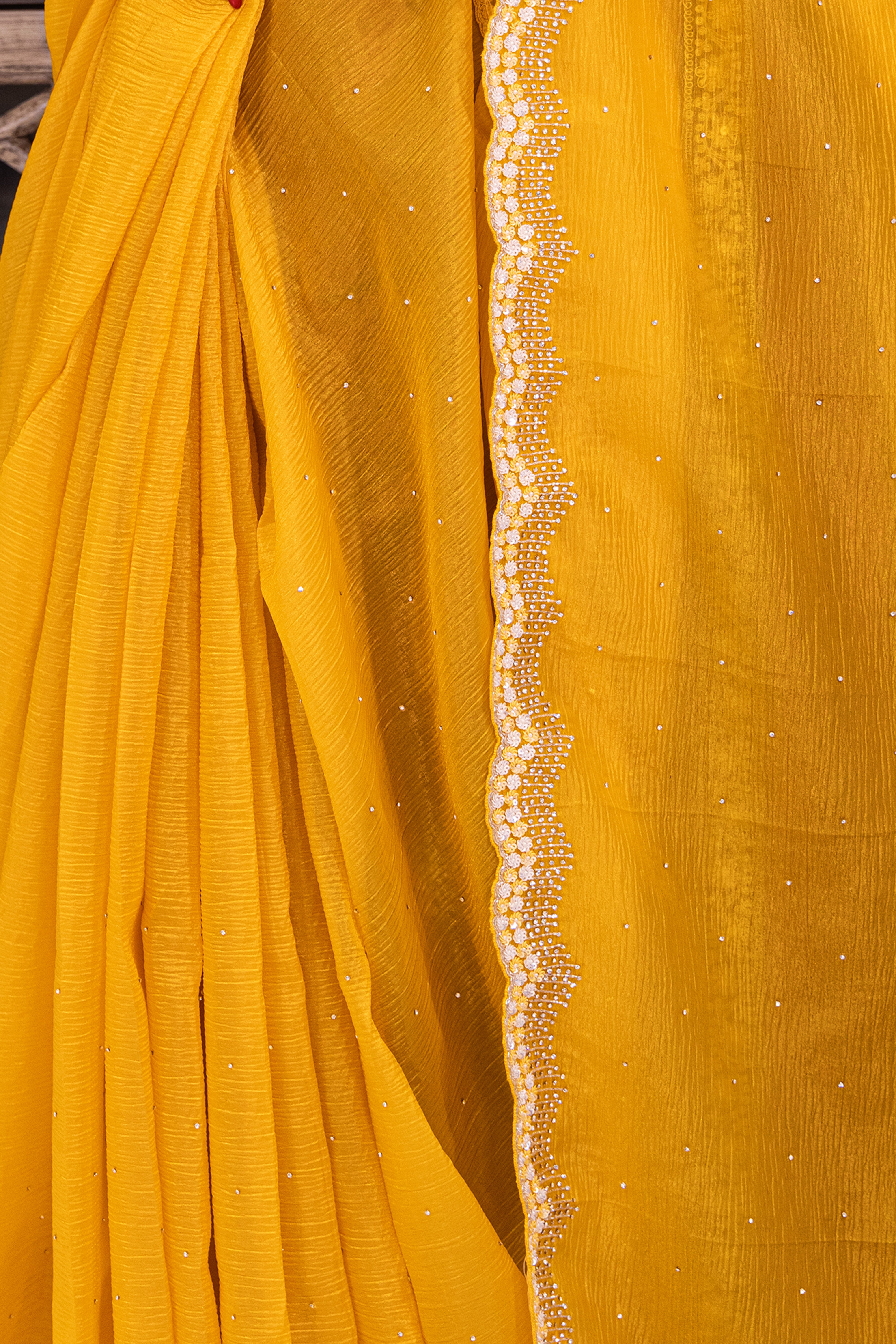 Crush Tissue Zardosi Work