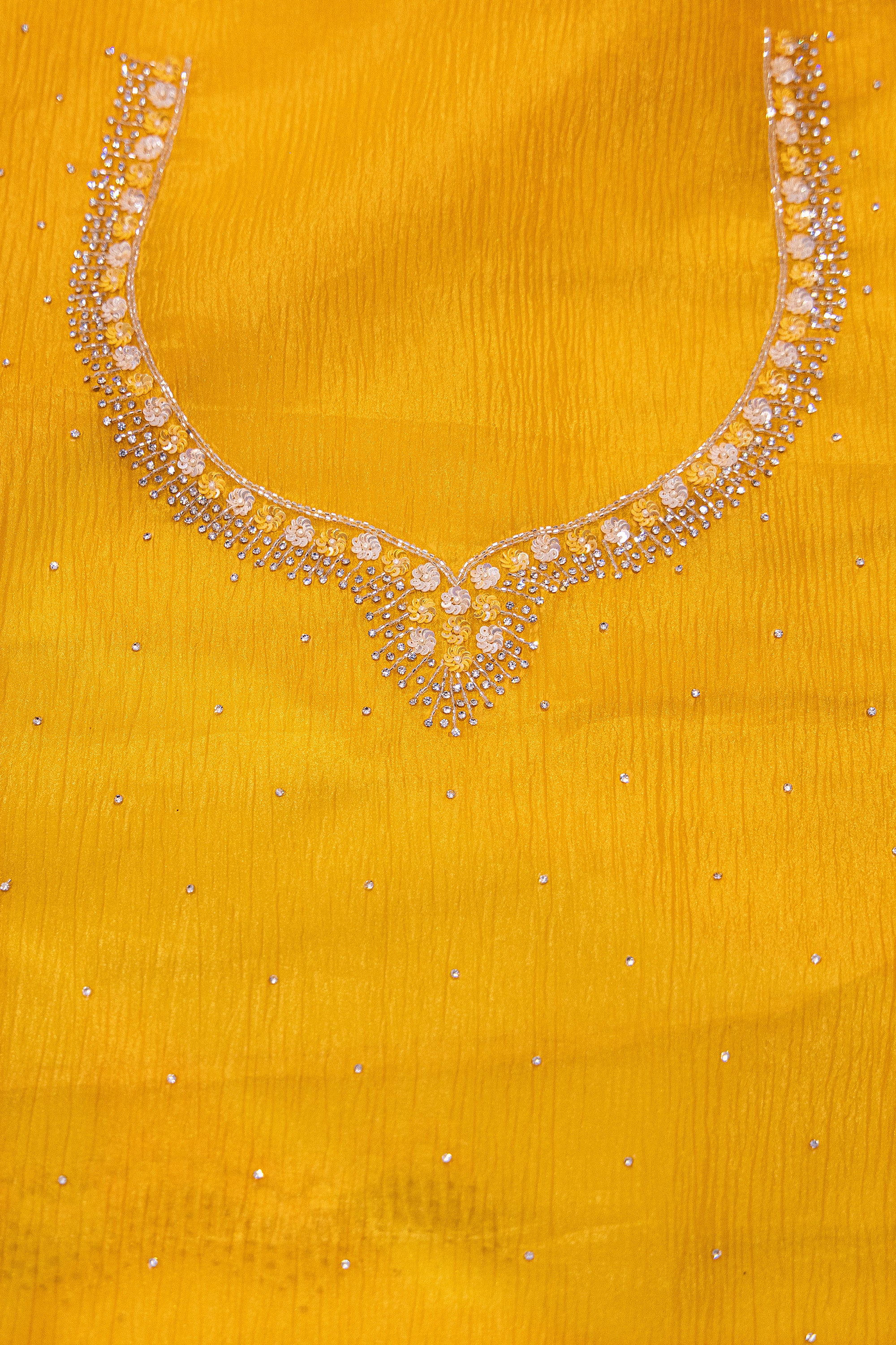 Crush Tissue Zardosi Work