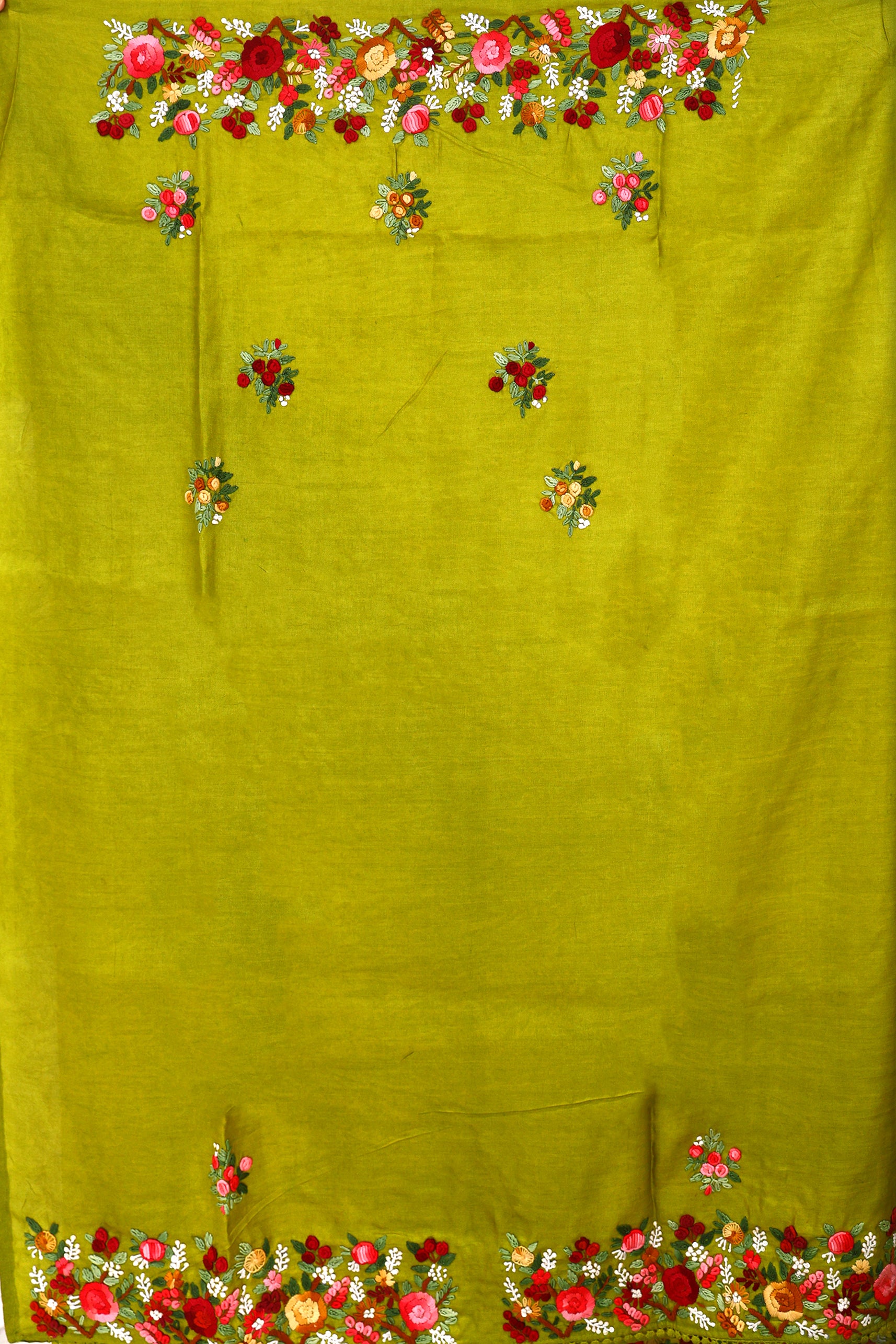 Tussar Hand Embroidery