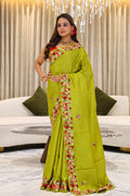 Tussar Hand Embroidery