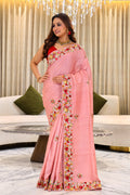 Tussar Hand Embroidery