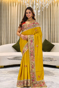 Tussar Hand Embroidery