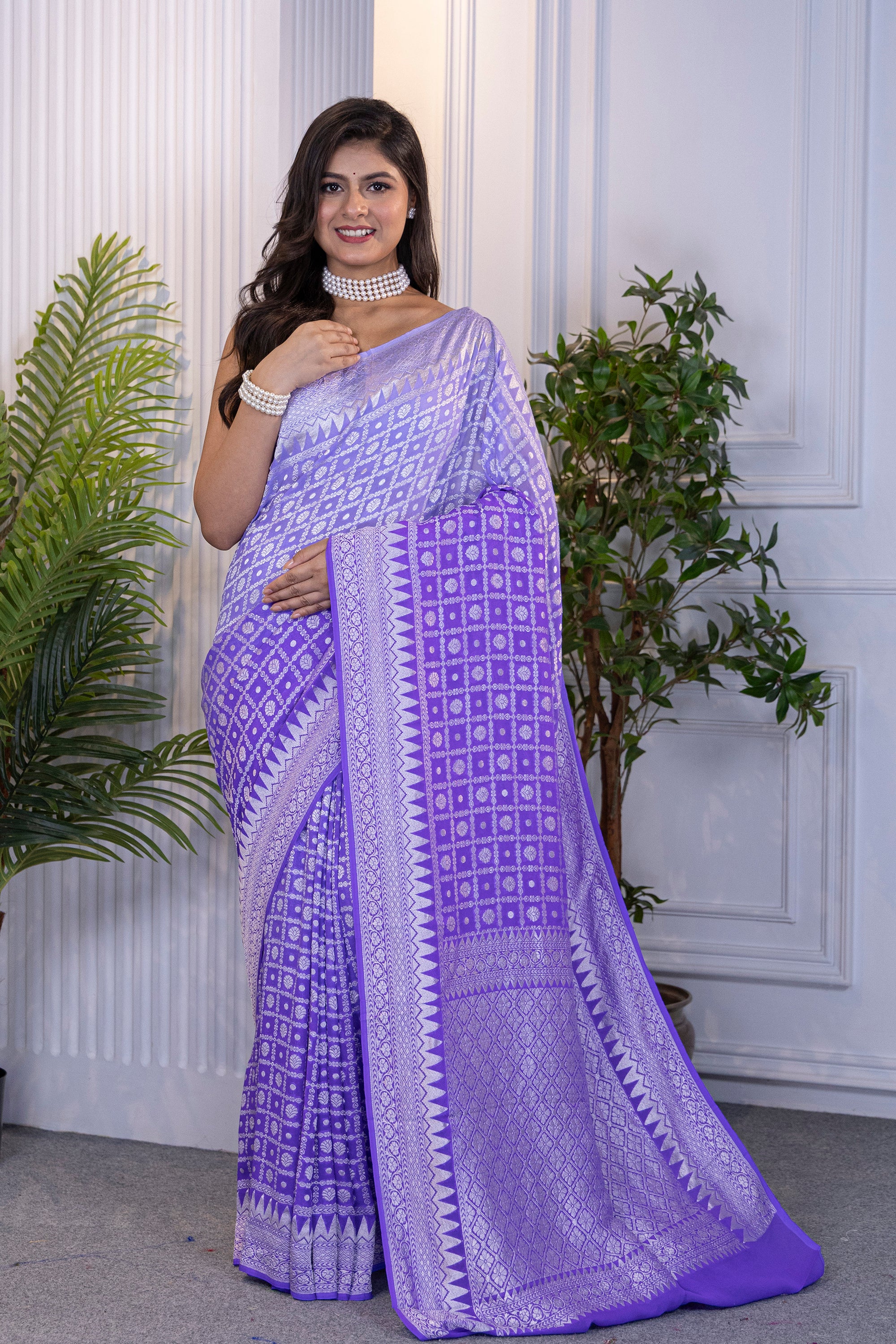 Shaded Khaddi Banarasi