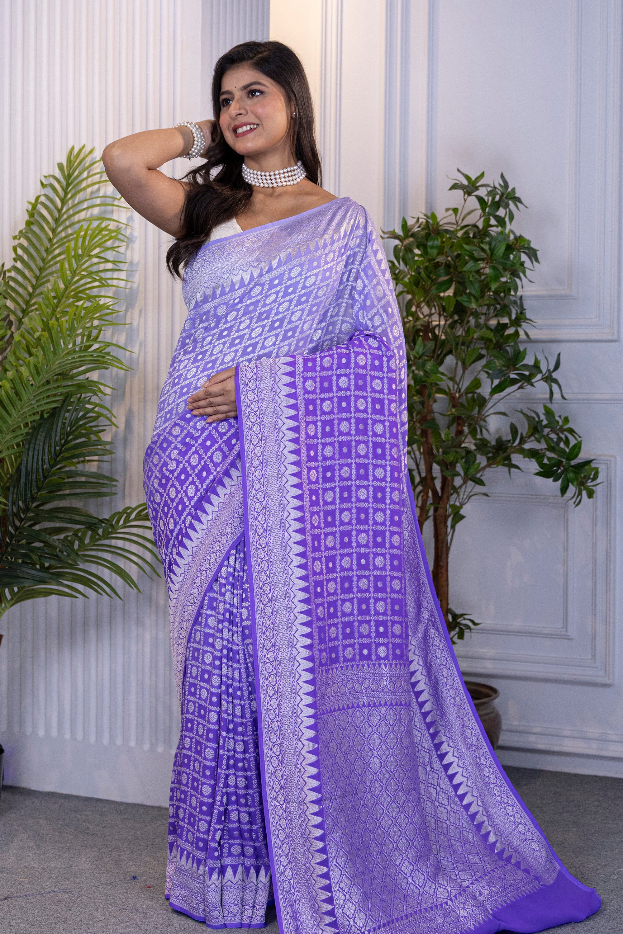 Shaded Khaddi Banarasi