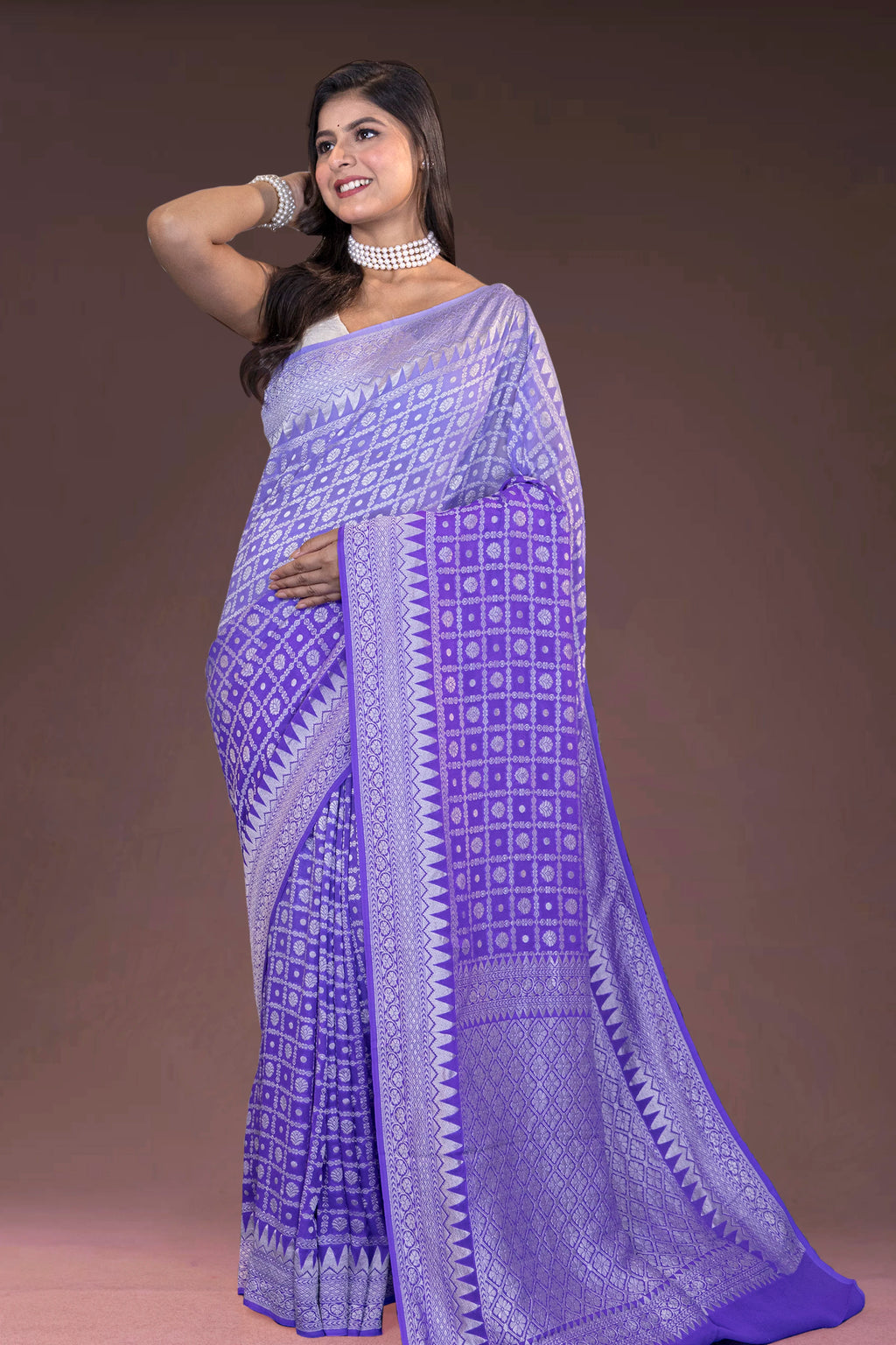 Shaded Khaddi Banarasi