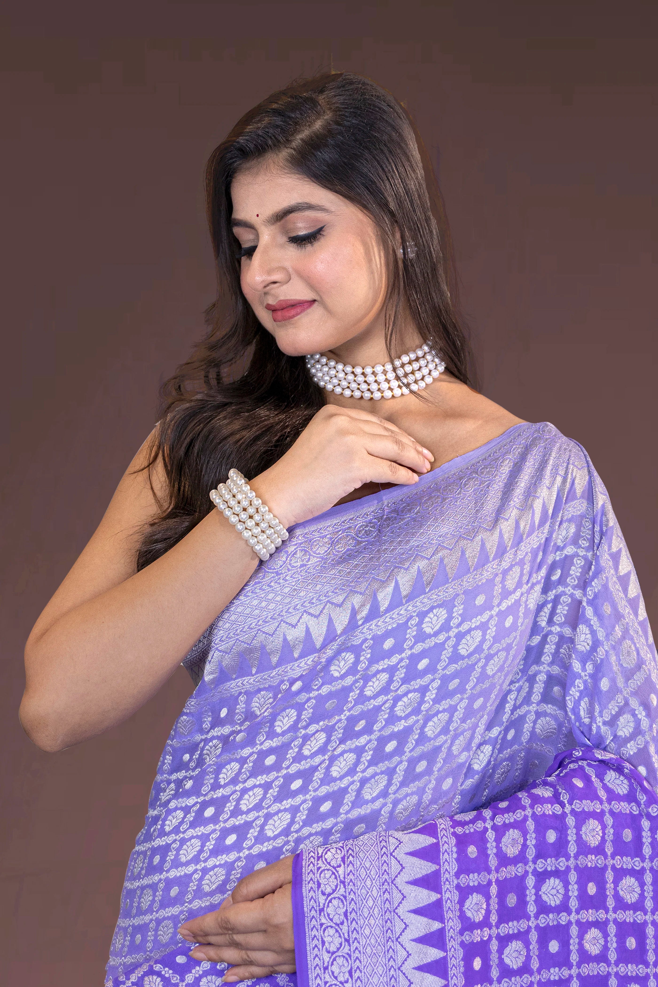 Shaded Khaddi Banarasi