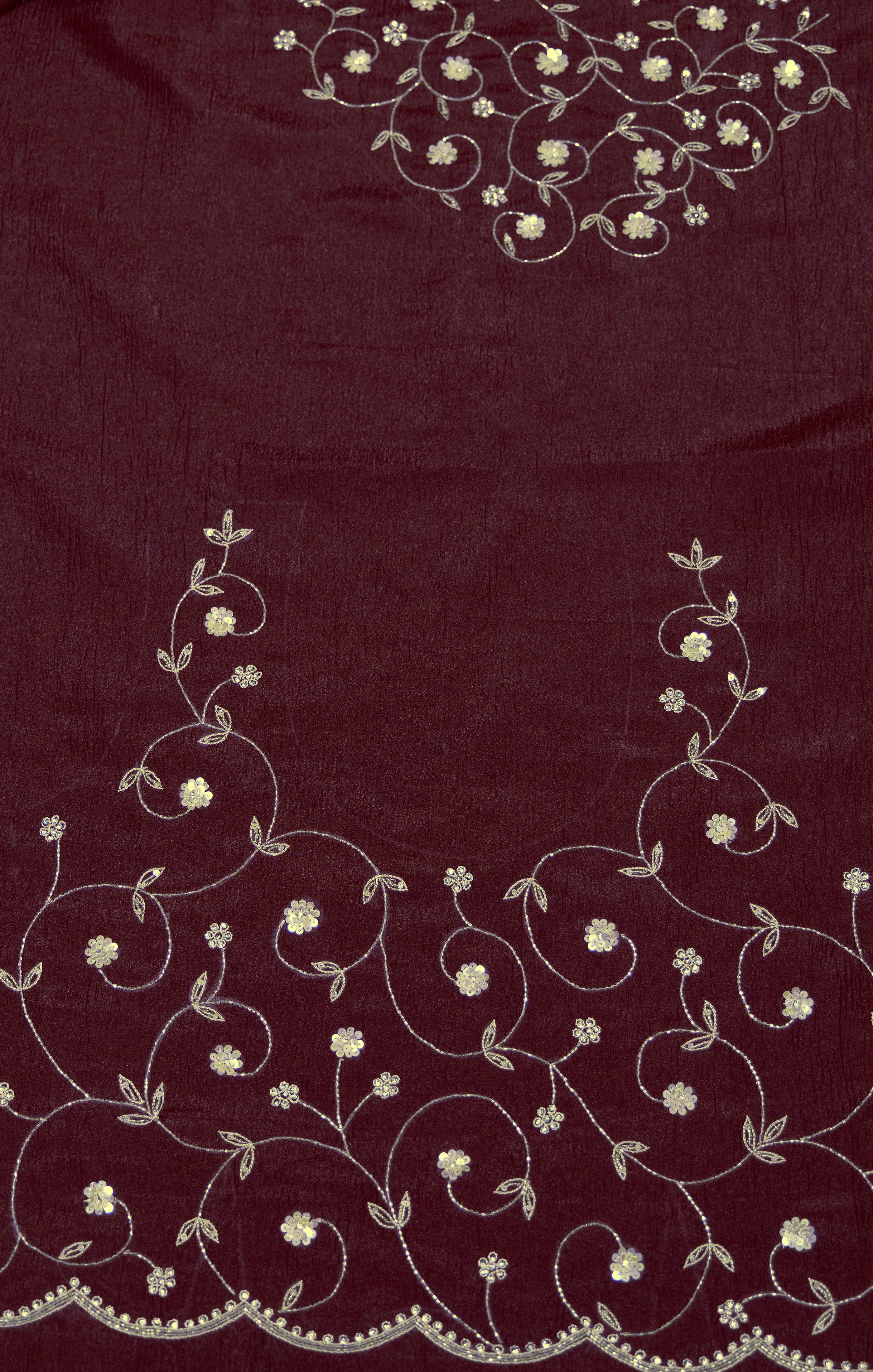 Crush Tissue Zardosi Work