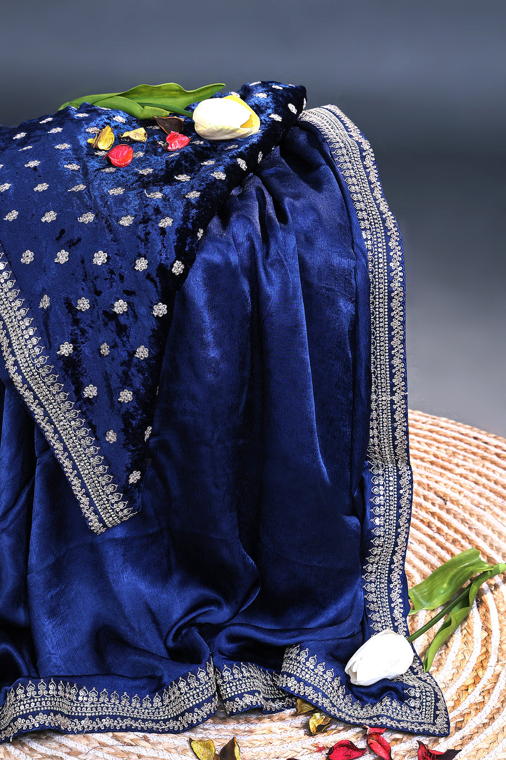Crepe Satin Saree