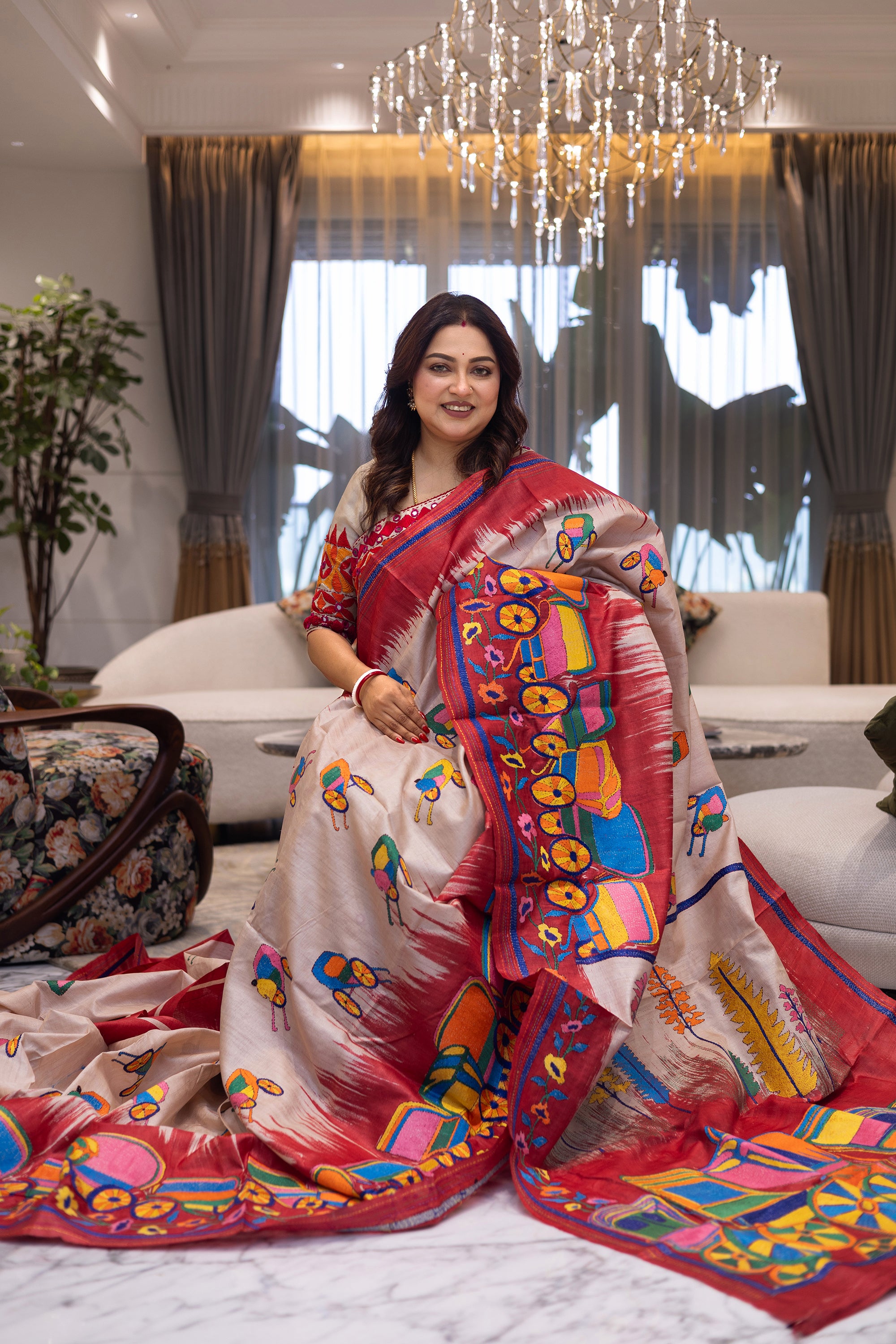 Tussar Hand Kantha