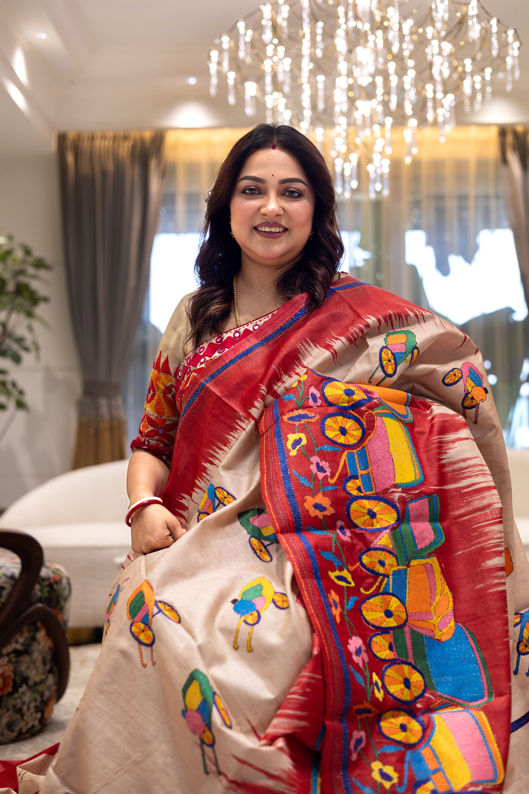 Tussar Hand Kantha