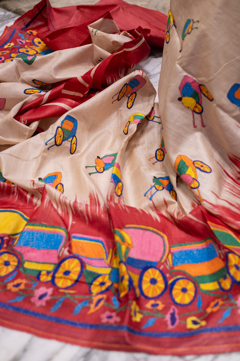 Tussar Hand Kantha