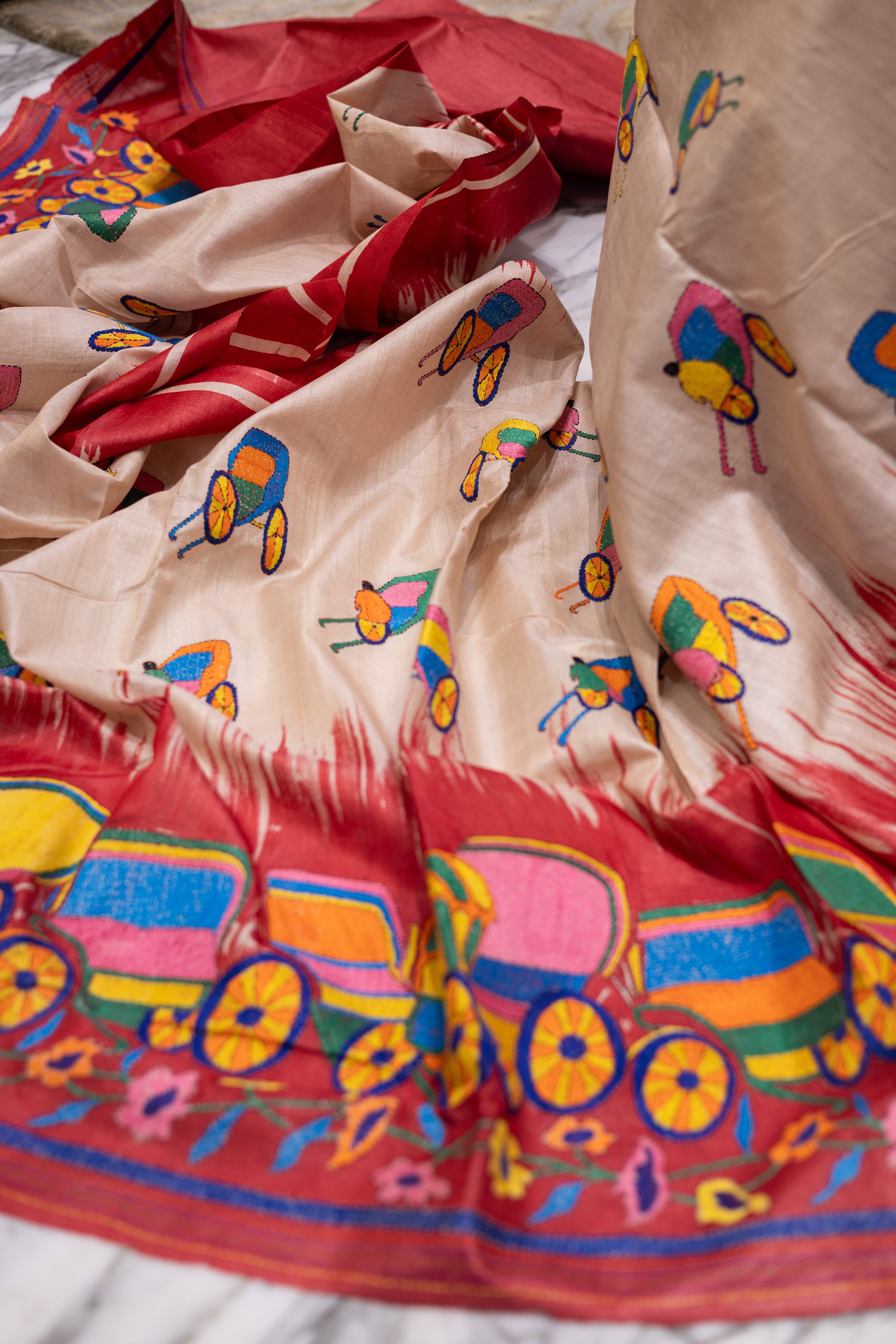 Tussar Hand Kantha