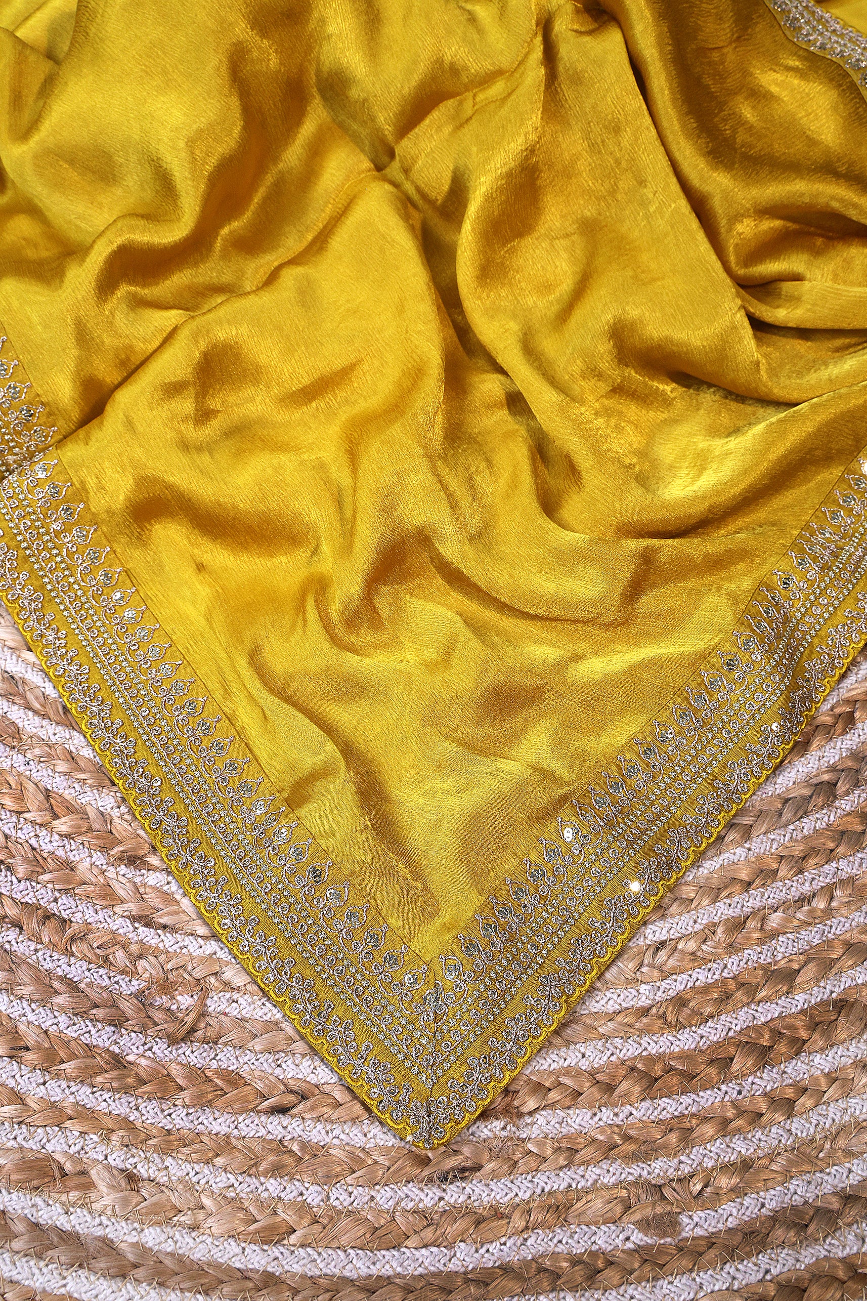 Crepe Satin Saree
