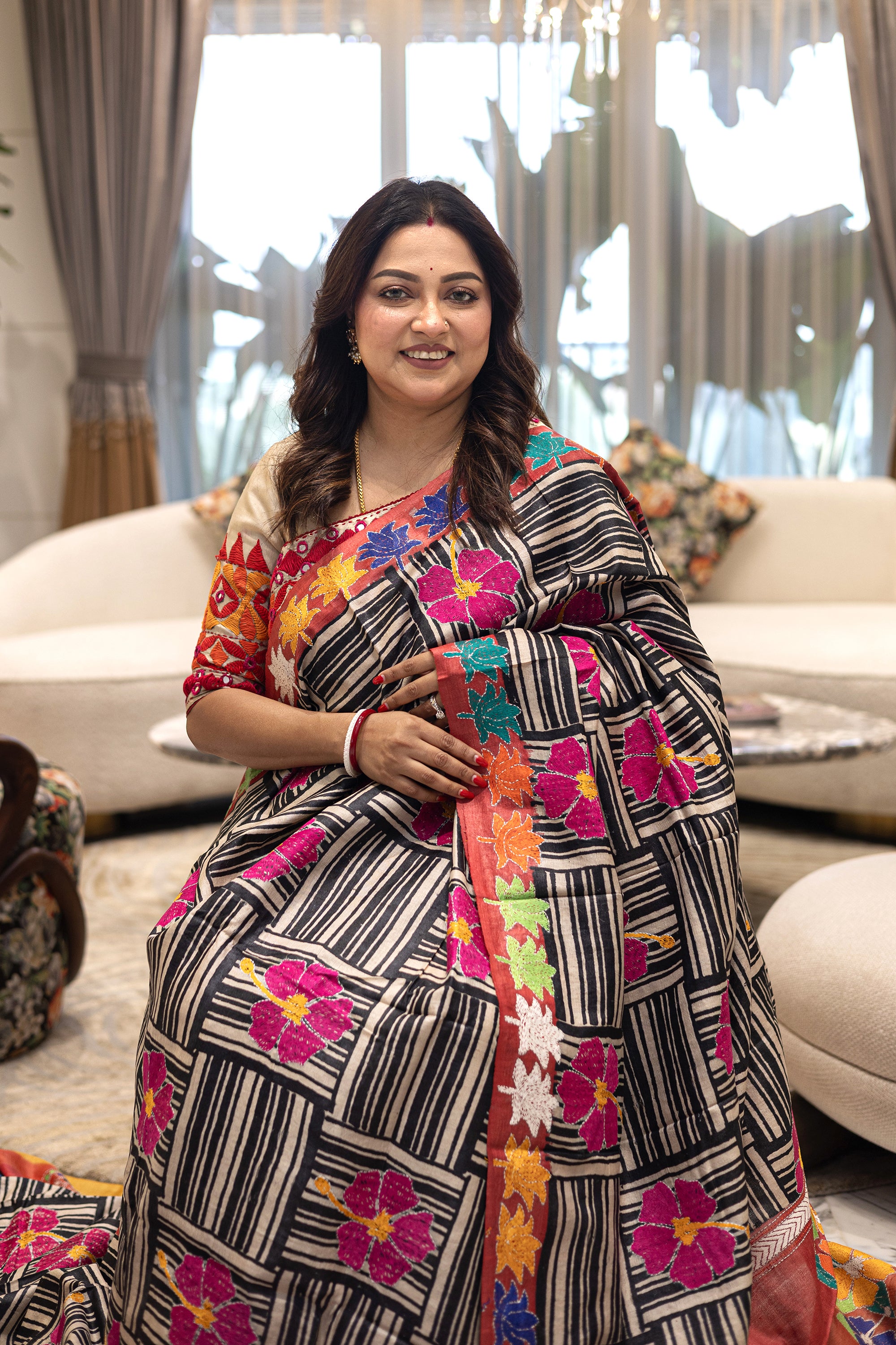 Tussar Hand Kantha