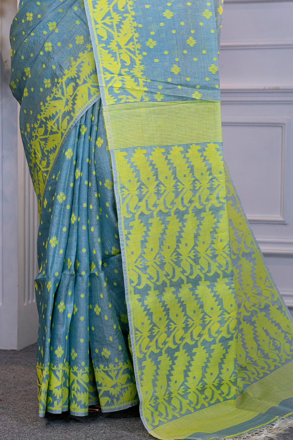 Tussar Jamdani