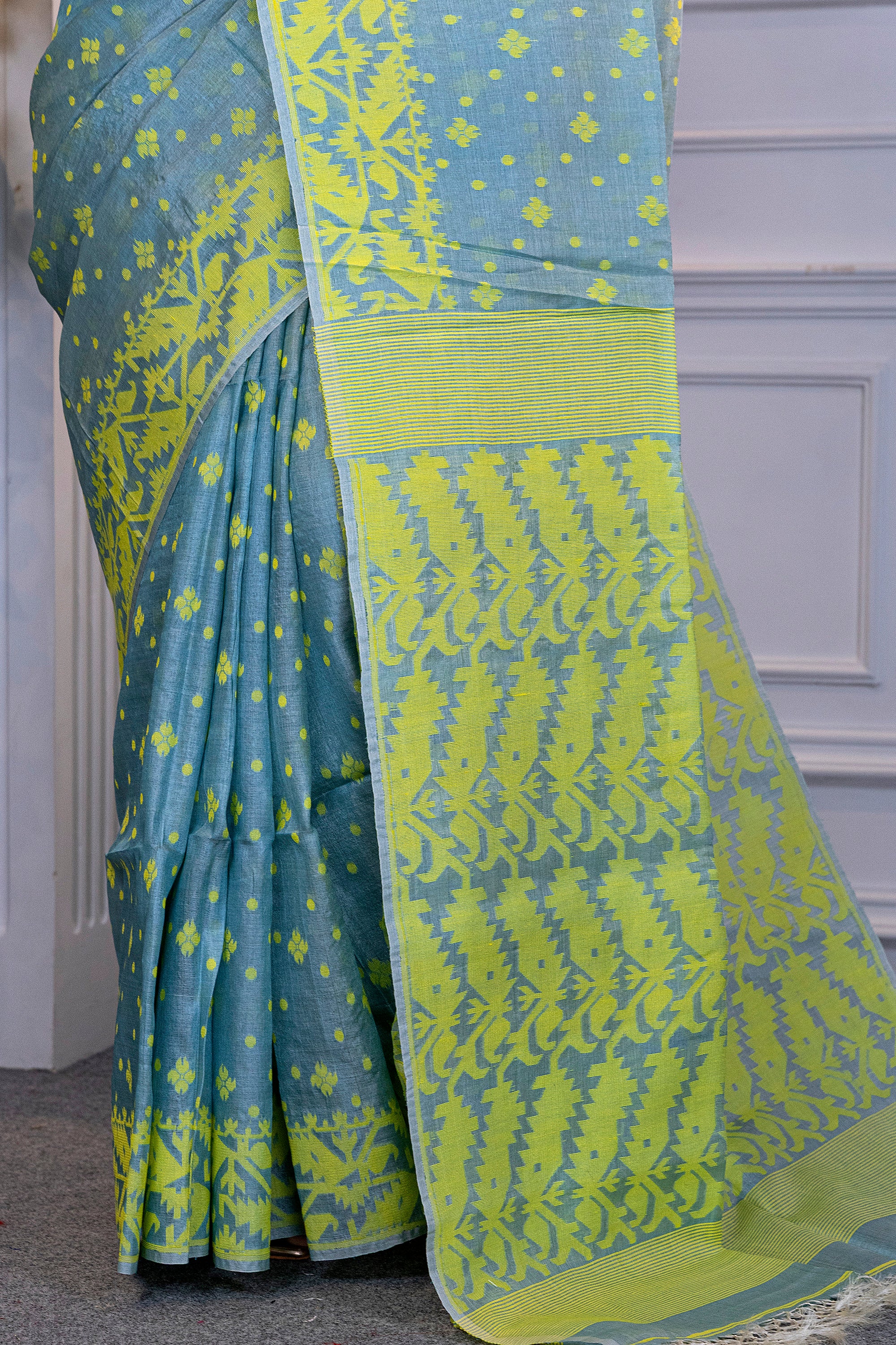 Tussar Jamdani