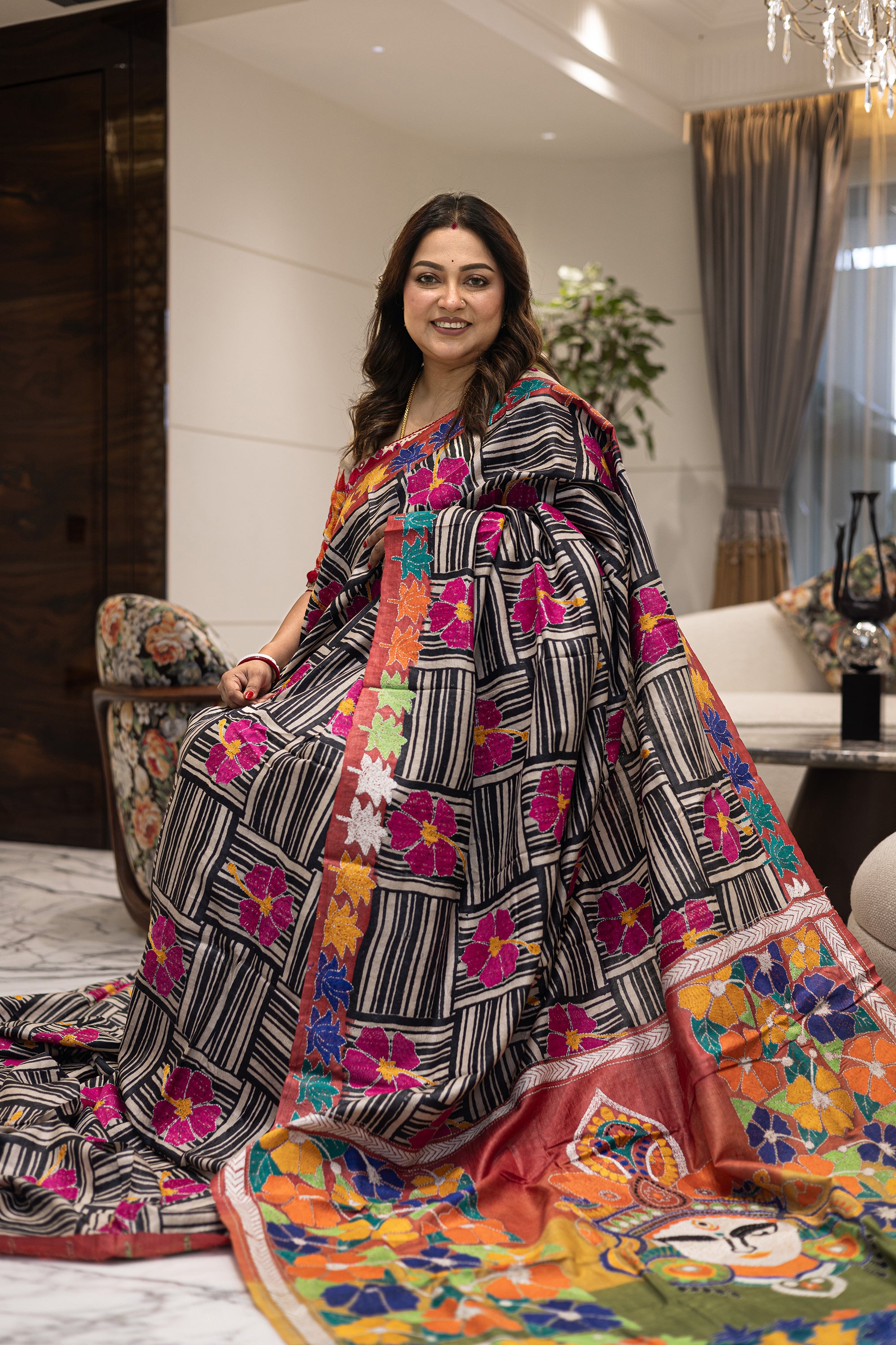 Tussar Hand Kantha